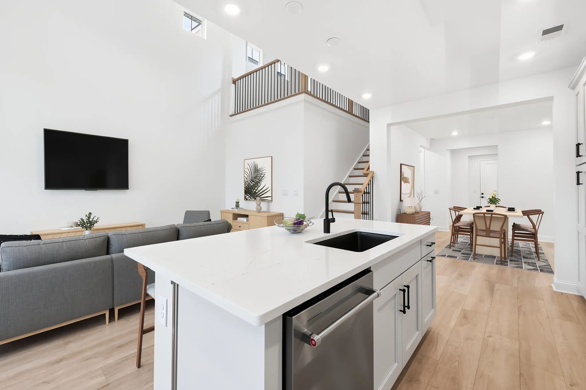Virtually Staged Great Room