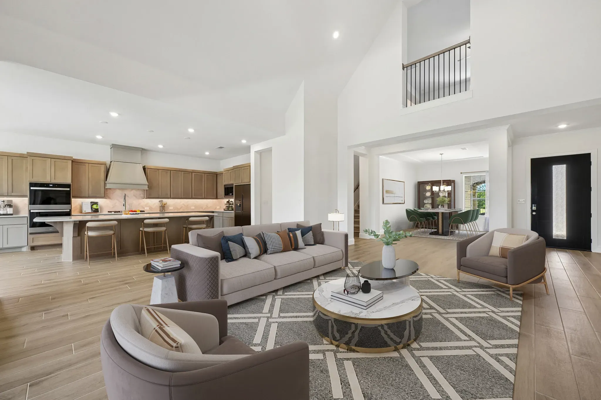 Homesite 7710 Great Room - Staged