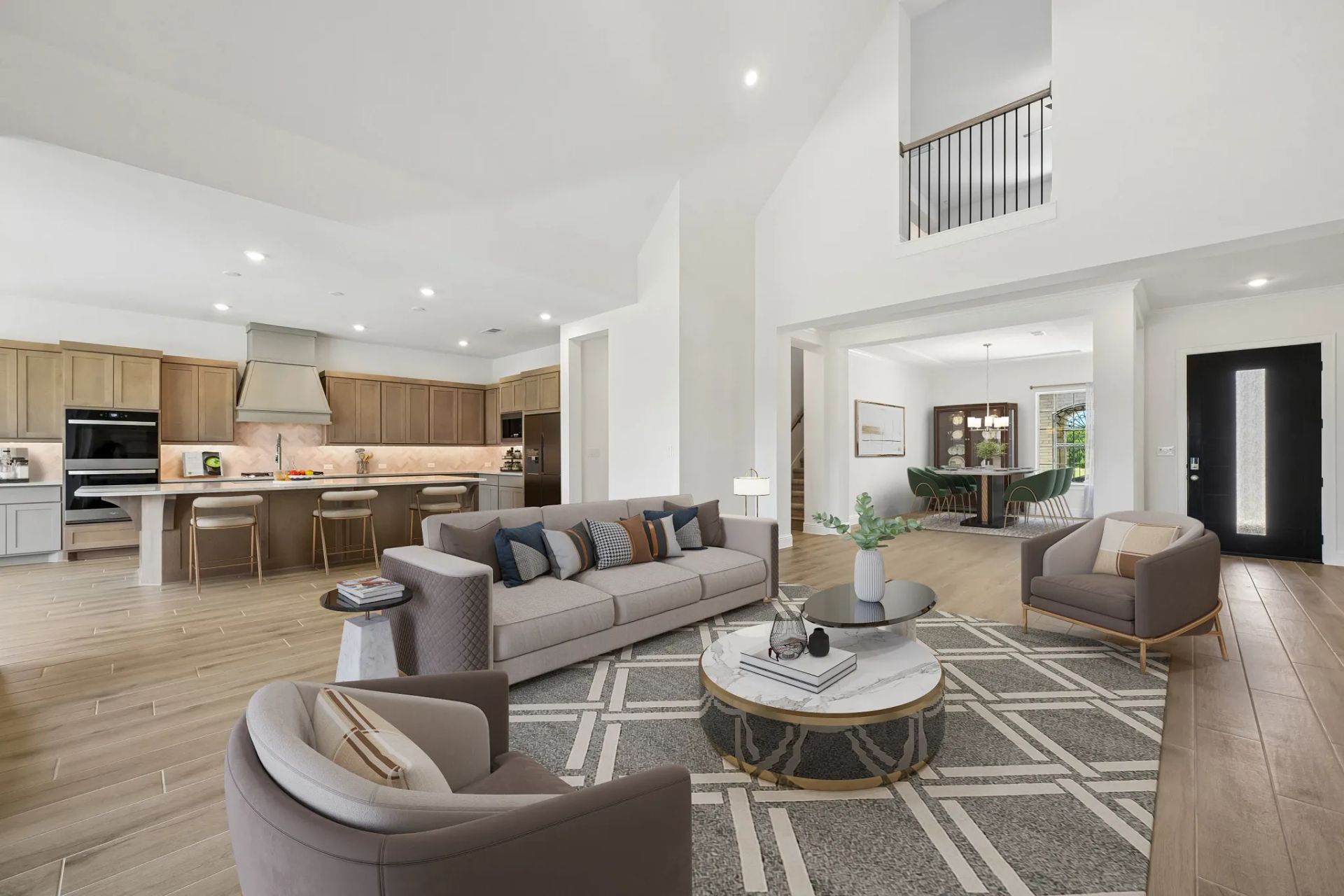 Homesite 7710 Great Room - Staged