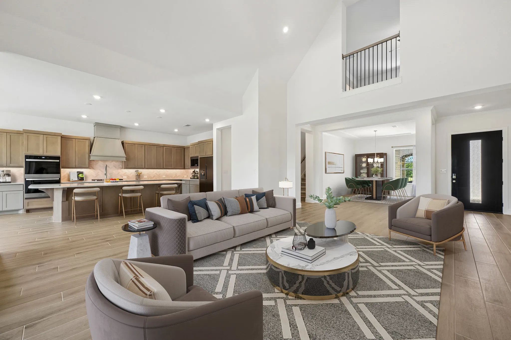 Homesite 7710 Great Room - Staged