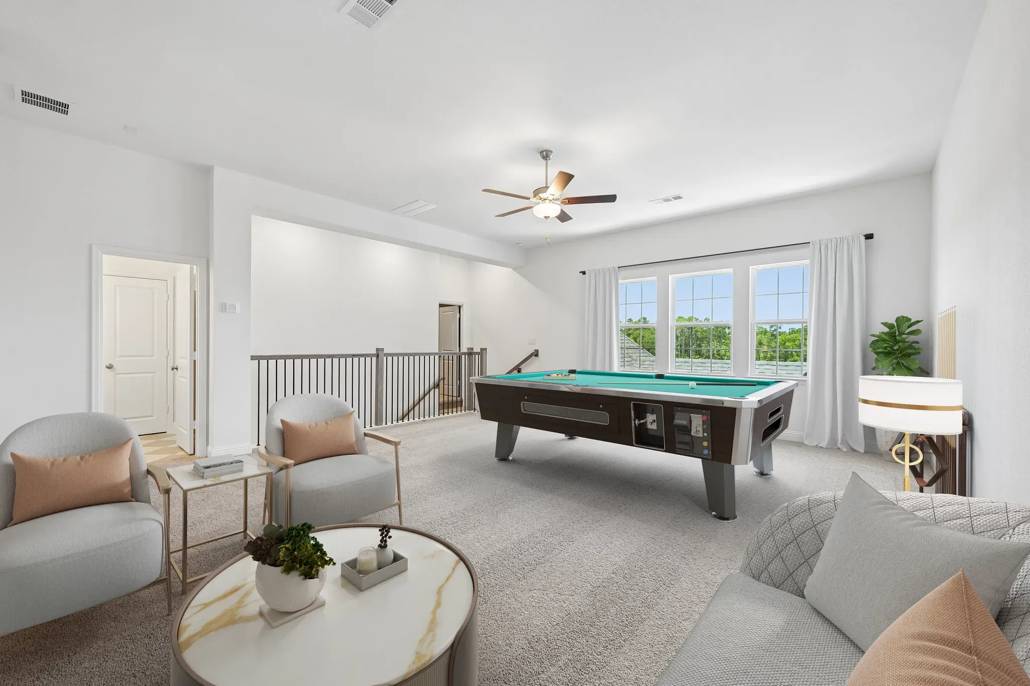 Homesite 7710 Game Room - Staged
