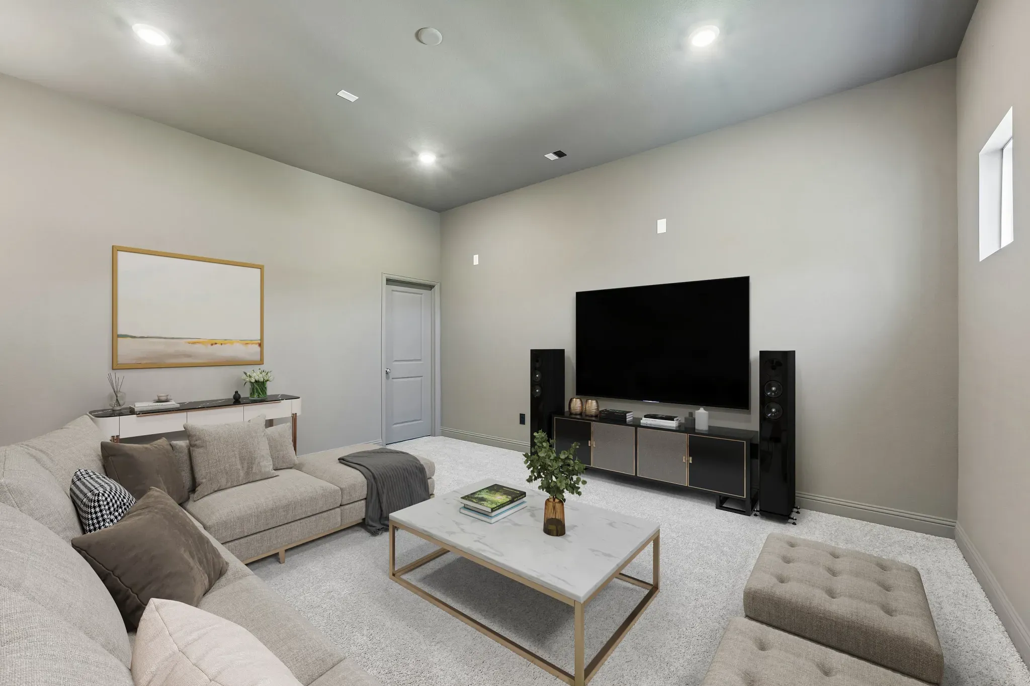 Homesite 7710 Media Room - Staged