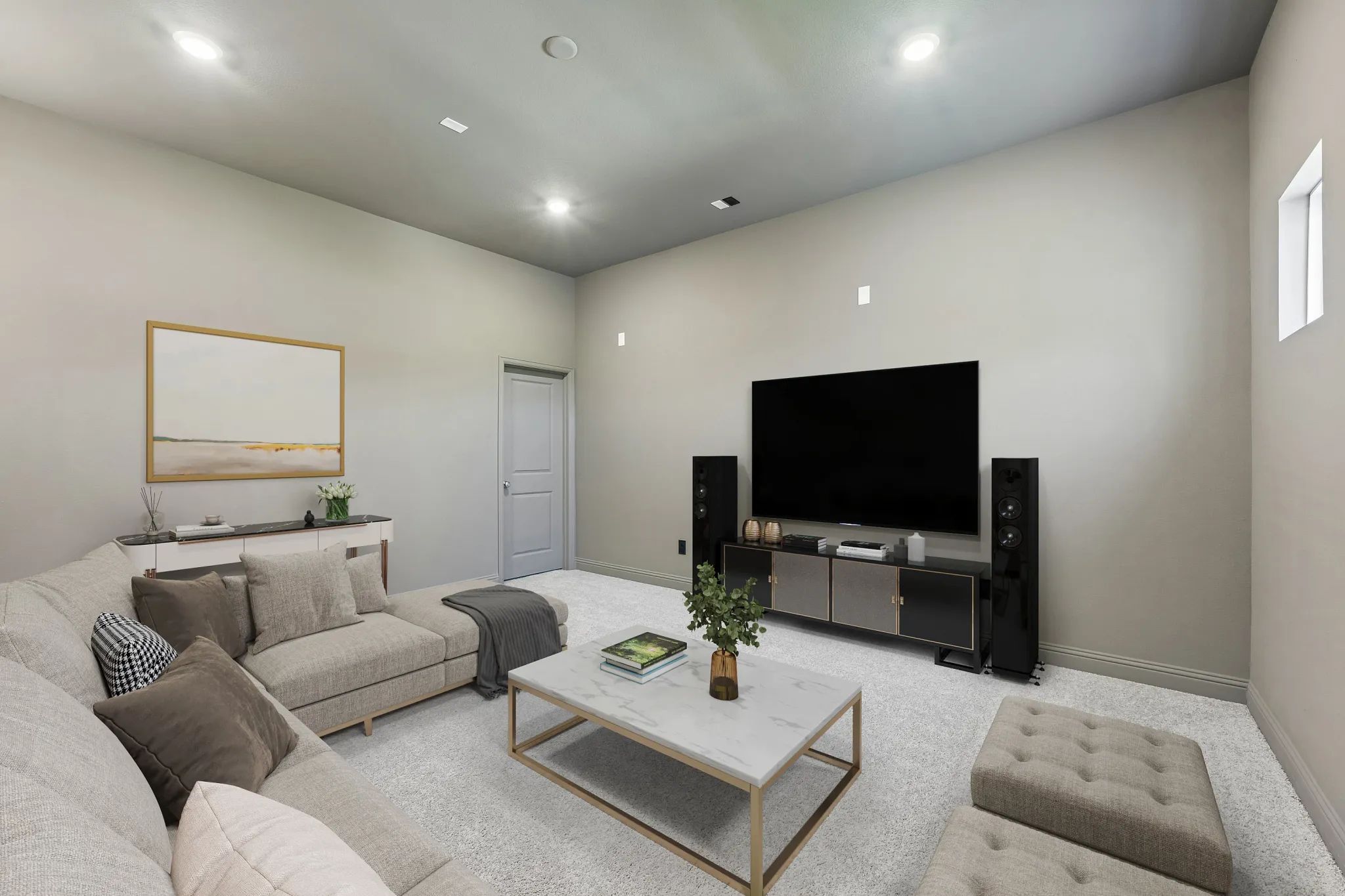 Homesite 7710 Media Room - Staged