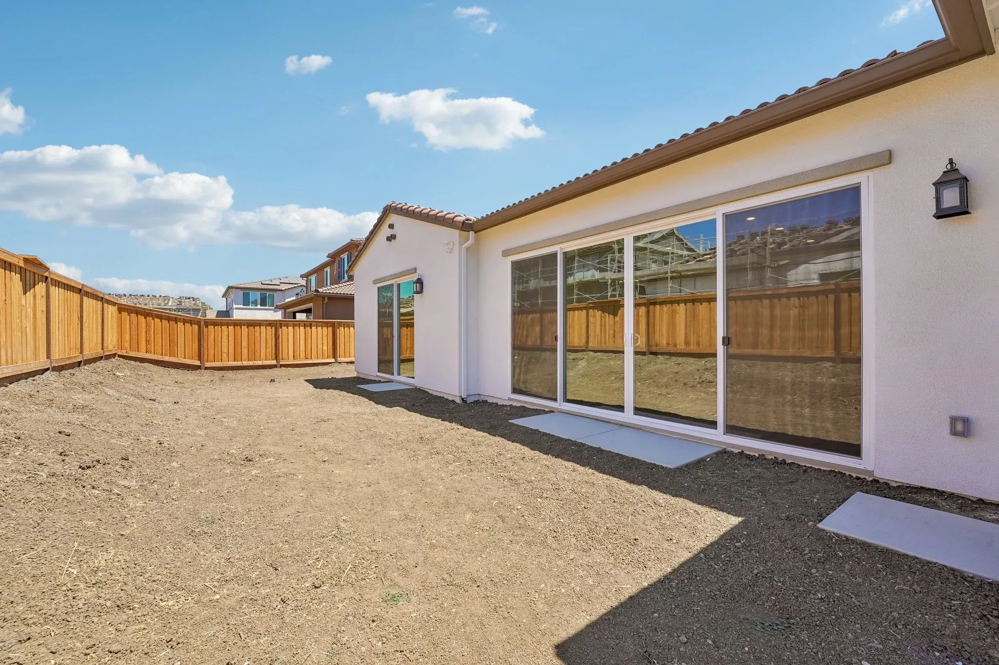 Orchard Grove Homesite 24 Backyard