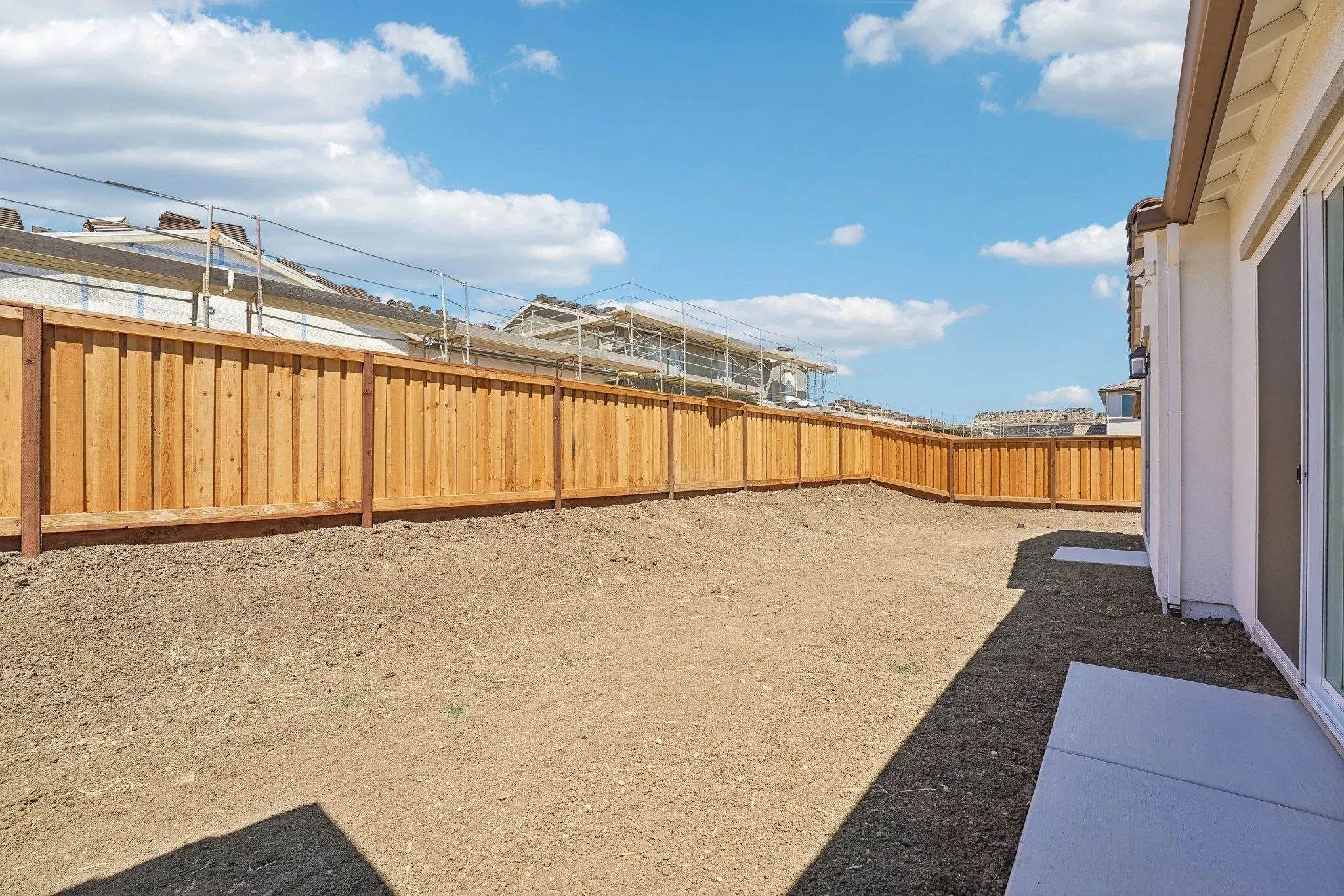 Orchard Grove Homesite 24 Backyard