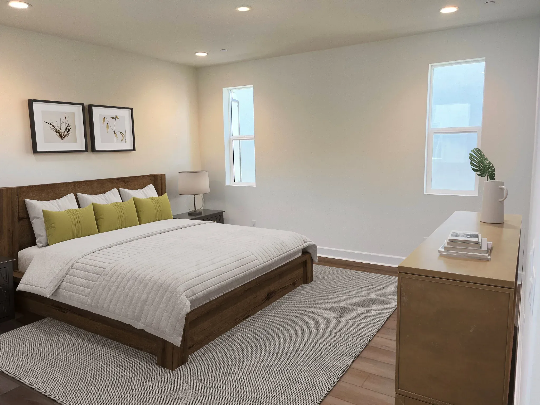 Primary Bed AI Rendered/Edited Image