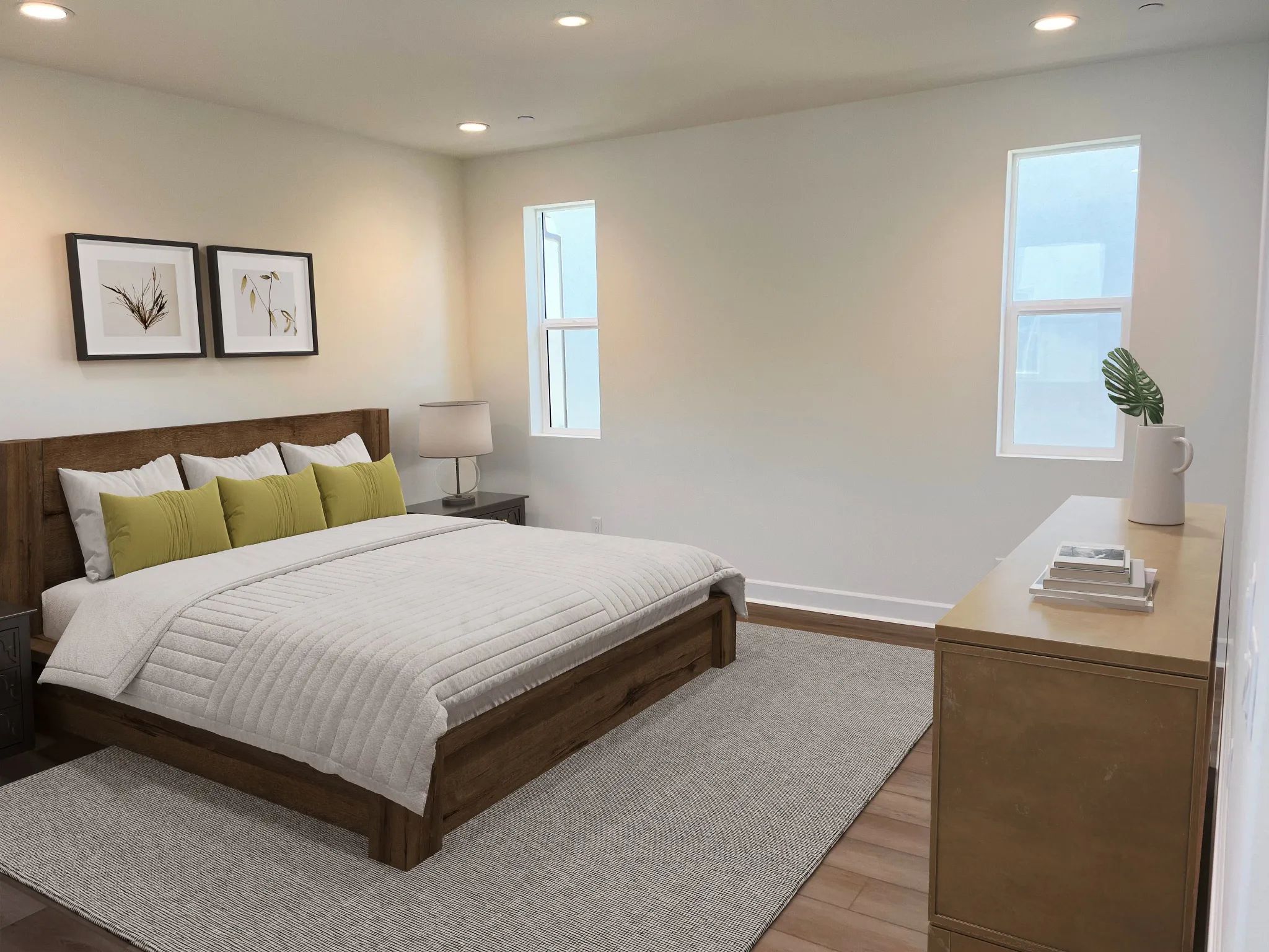 Primary Bed AI Rendered/Edited Image