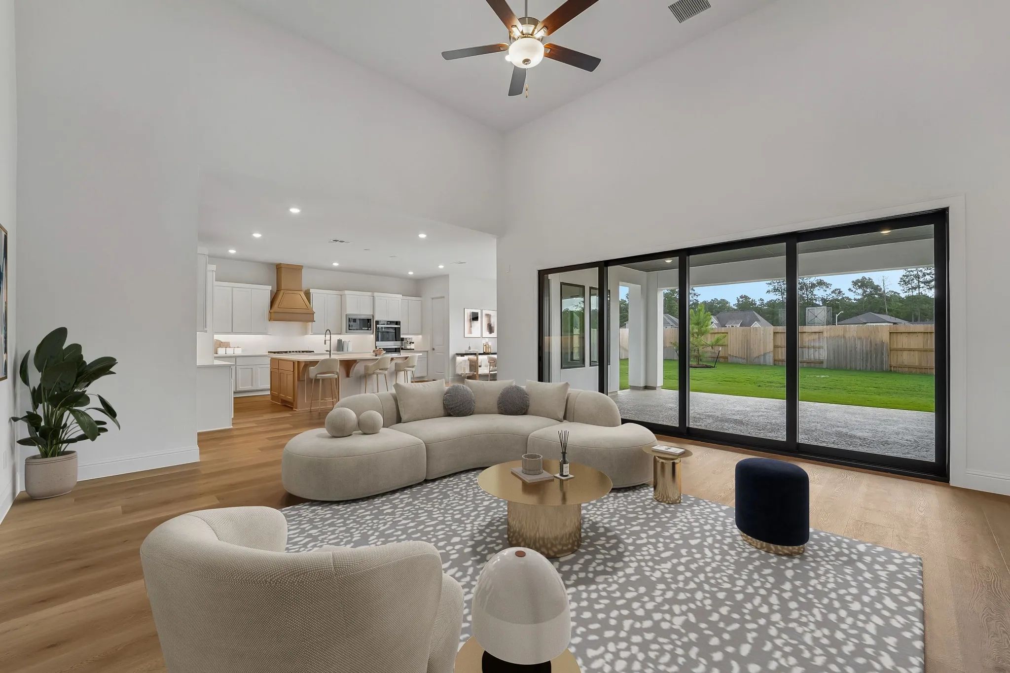 Homesite 7701 Great Room - Staged