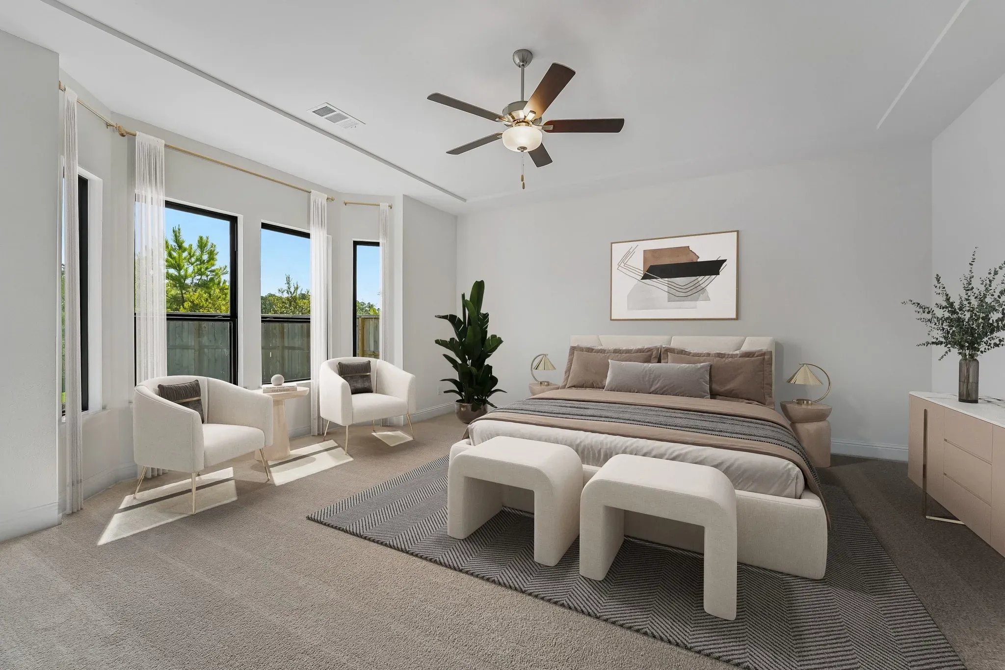 Homesite 7701 Primary Bed - Staged