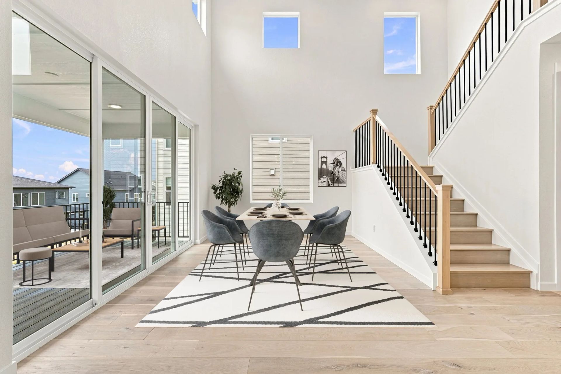 Homesite 20 Dining - Virtually Staged