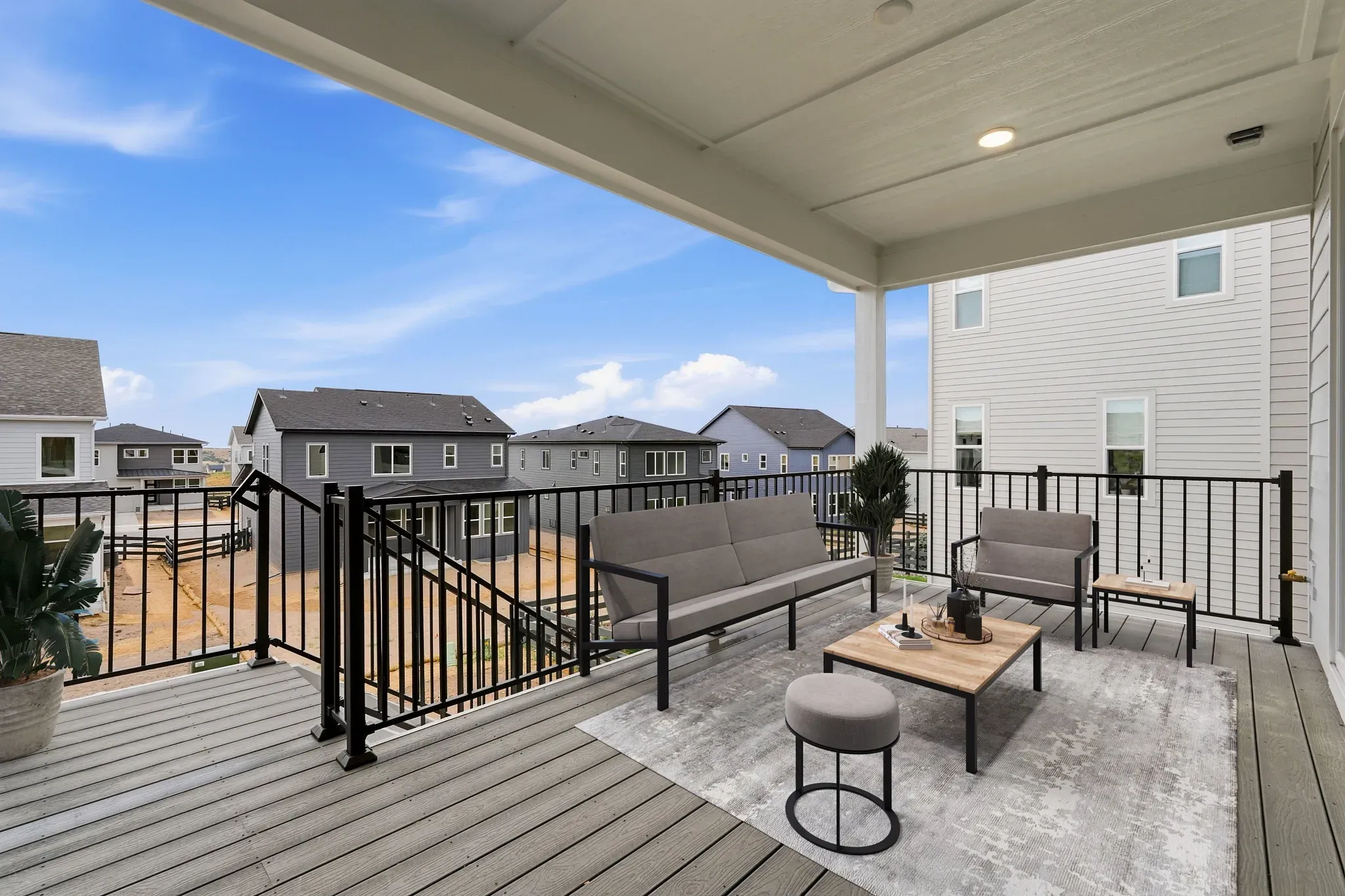 Homesite 20 Covered Deck - Virtually Staged