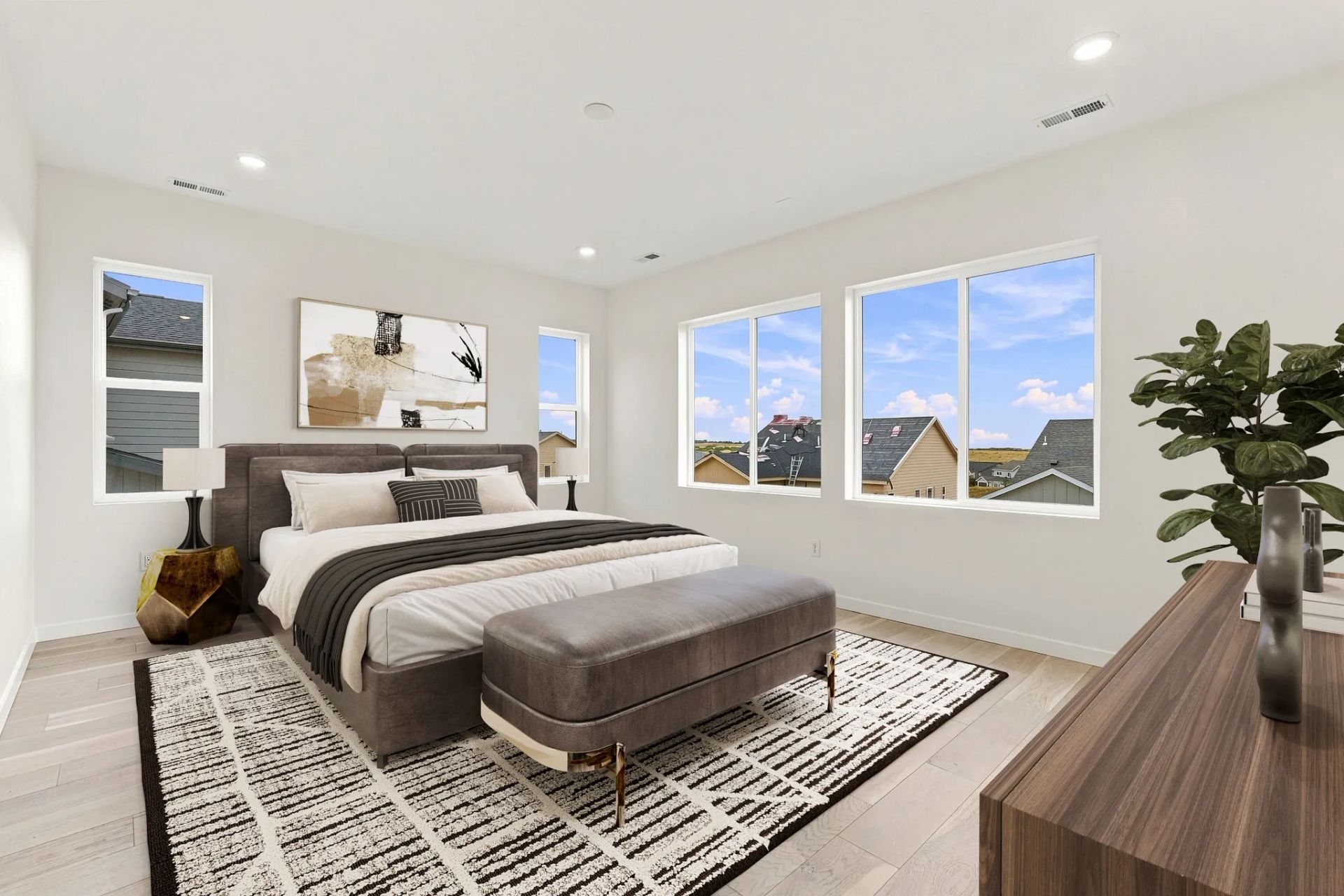 Homesite 20 Primary Bedroom - Virtually Staged