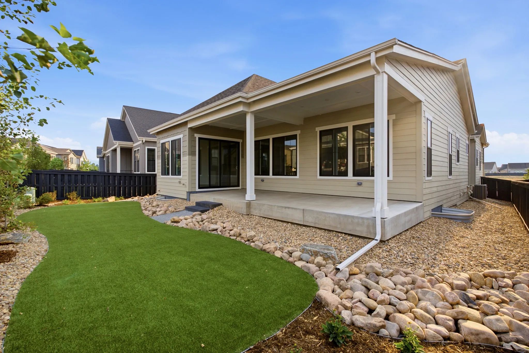 Homesite 70 Backyard
