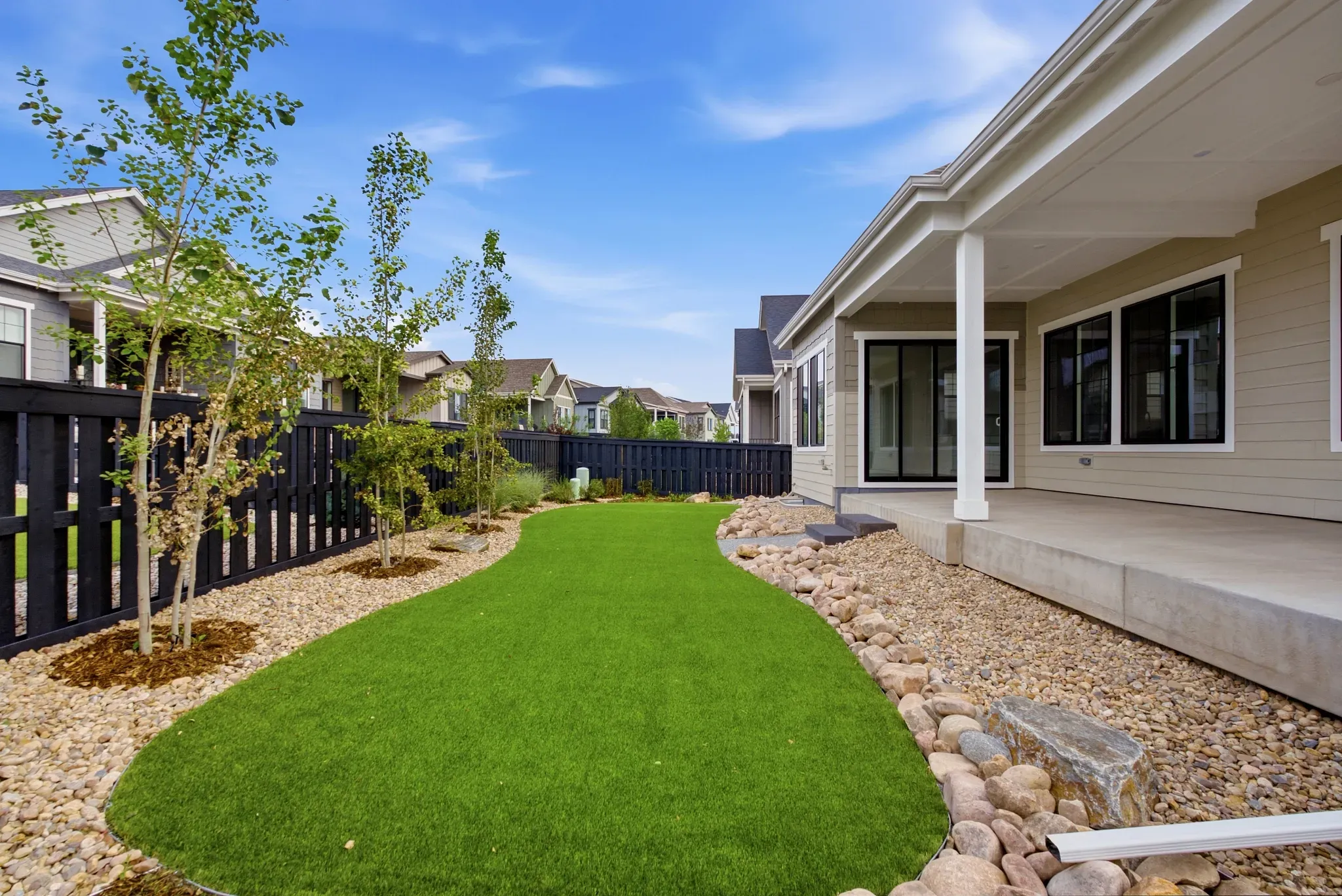 Homesite 70 Backyard