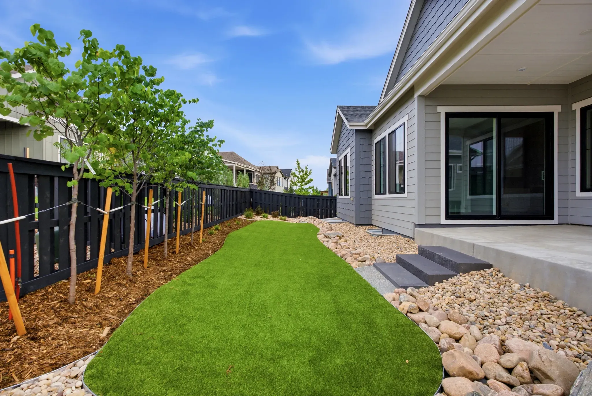 Homesite 72 Backyard