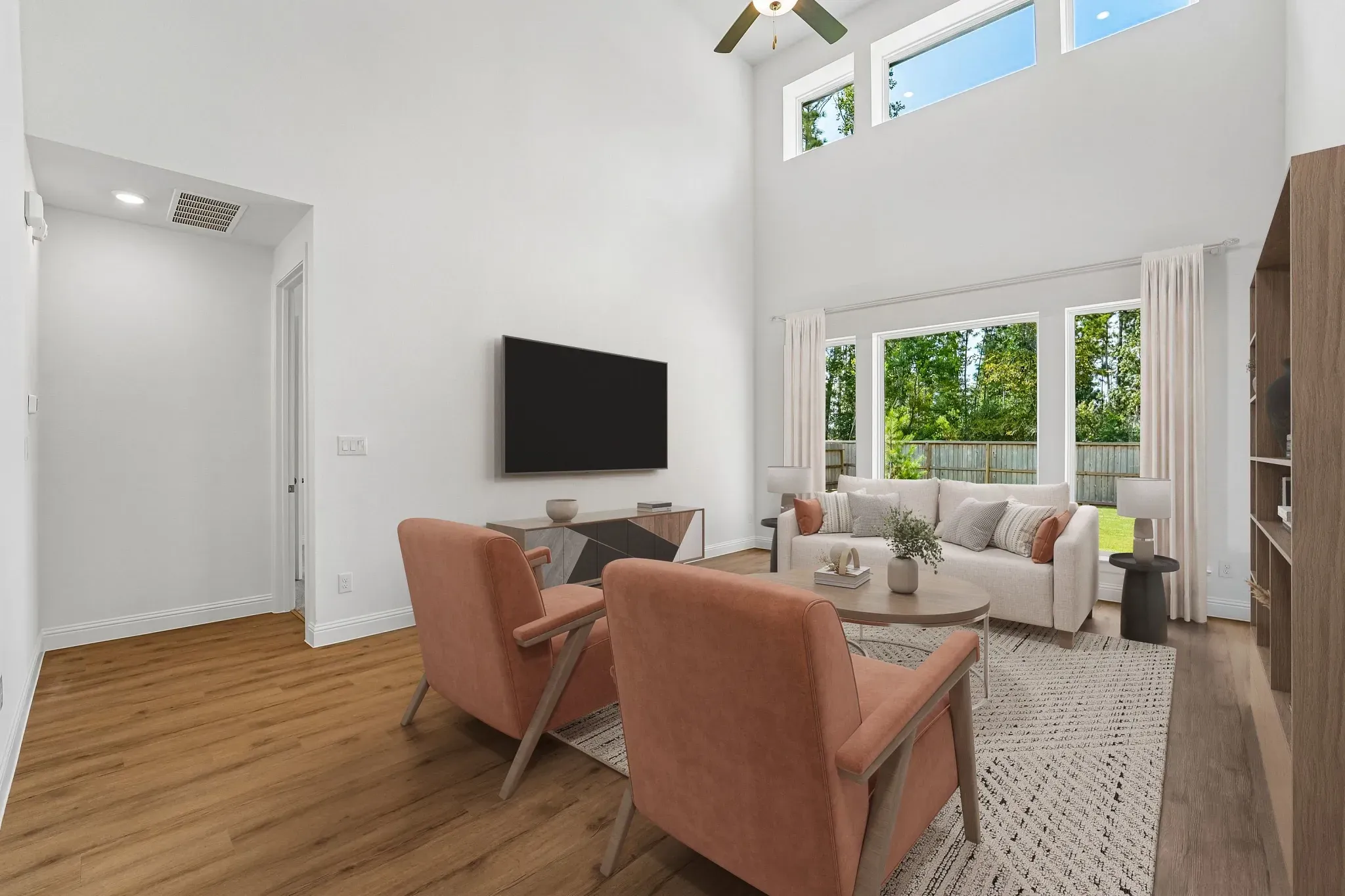 Homesite 6102 Great Room - Staged