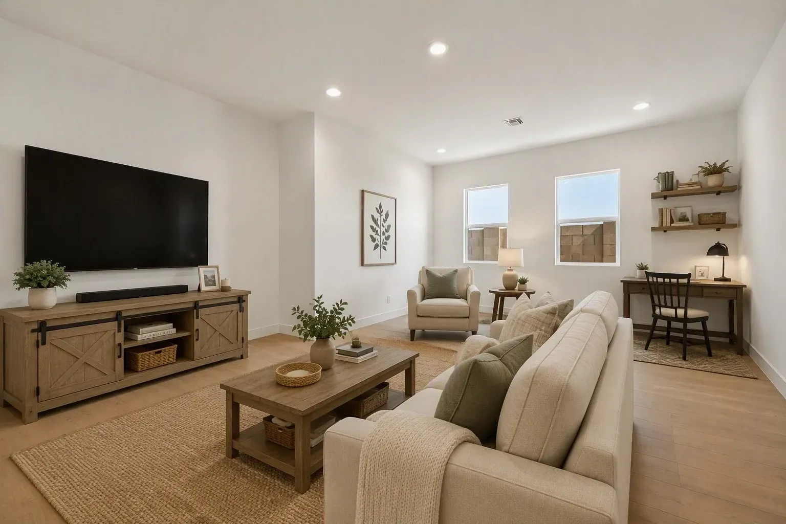 Hobby Room Virtually Staged