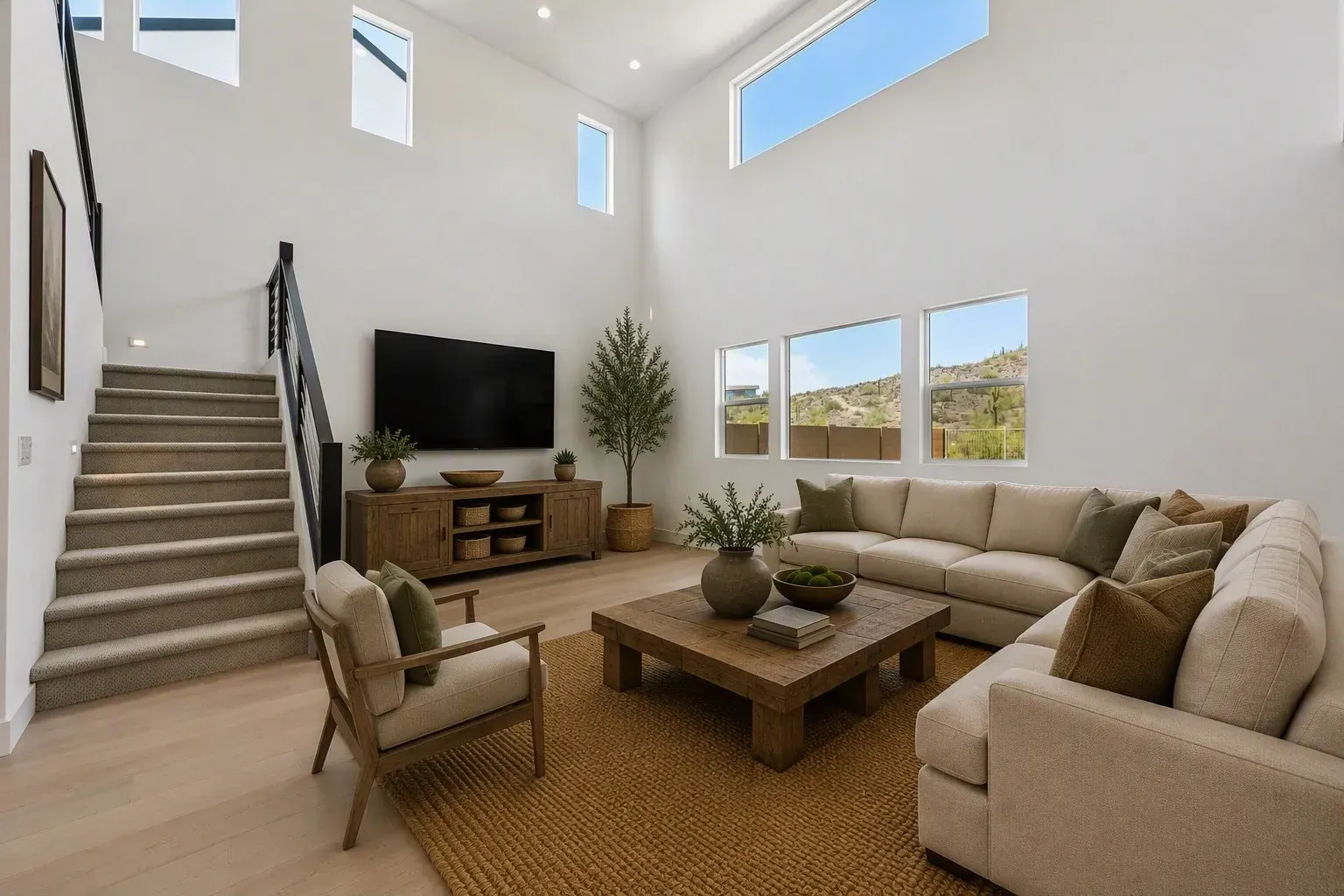 Great Room Virtually Staged