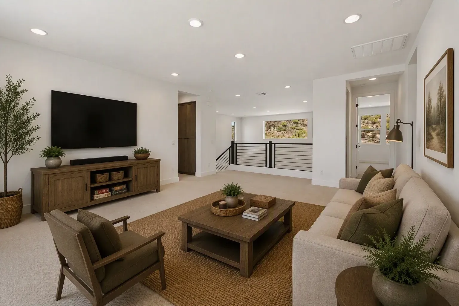 Loft Virtually Staged