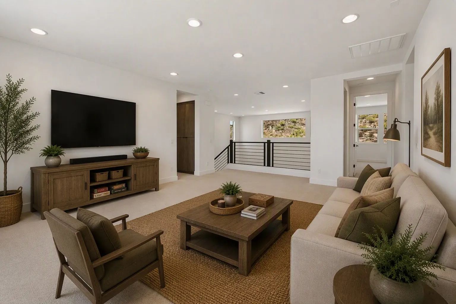Loft Virtually Staged