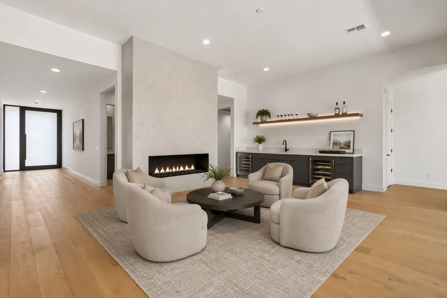 Lounge Virtually Staged