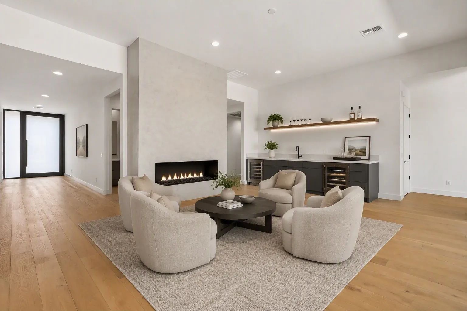 Lounge Virtually Staged