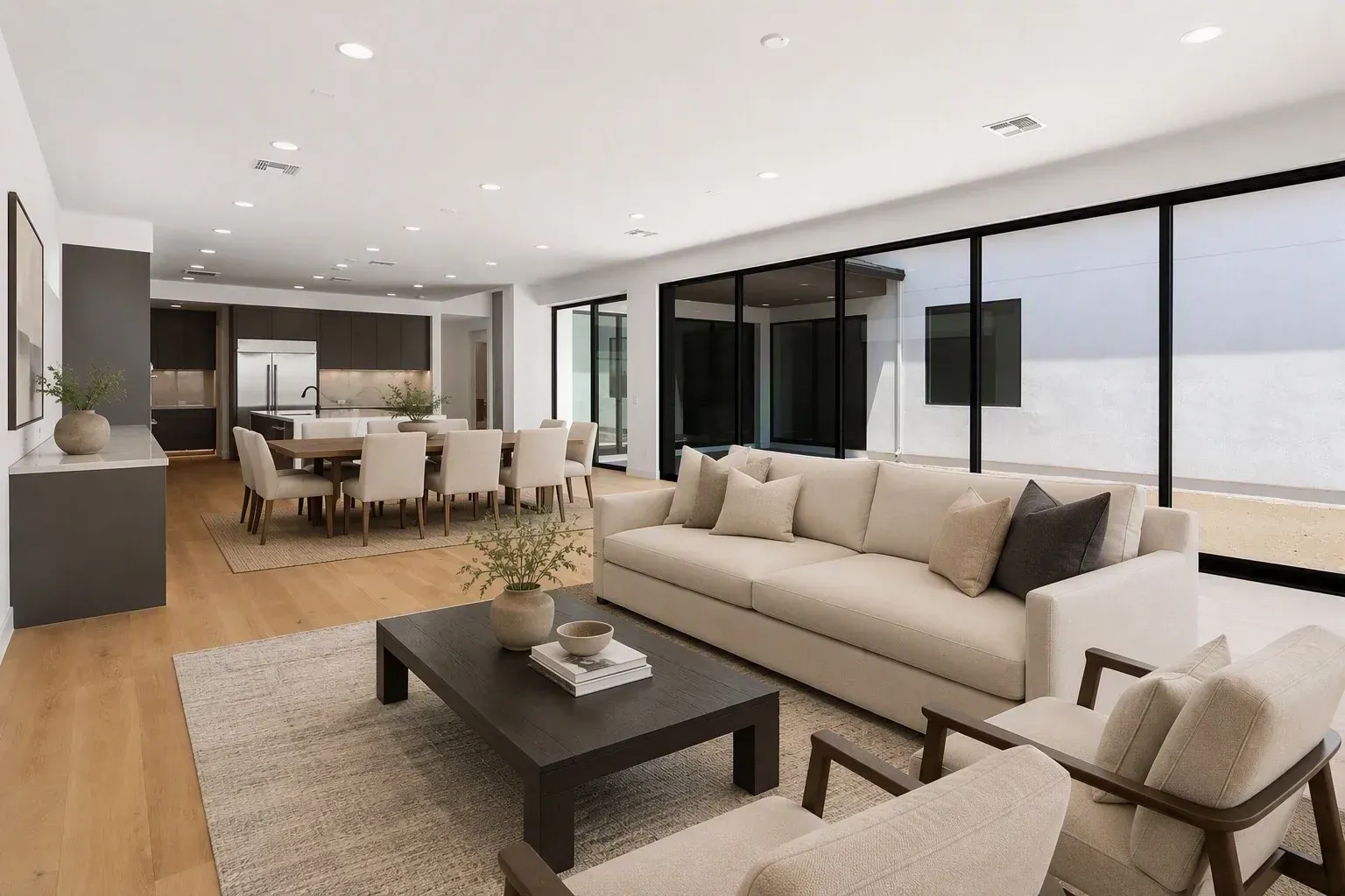 Great Room Virtually Staged