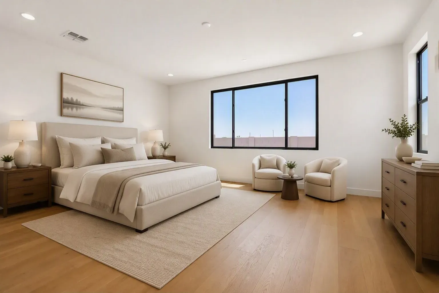 Primary Bedroom Virtually Staged