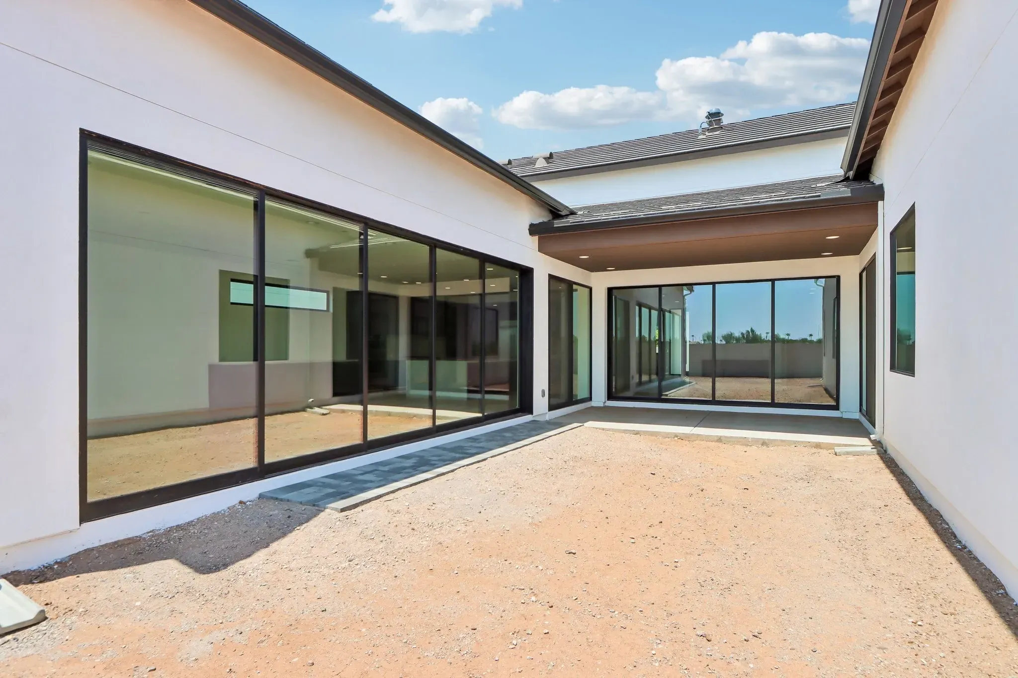 Rear Courtyard