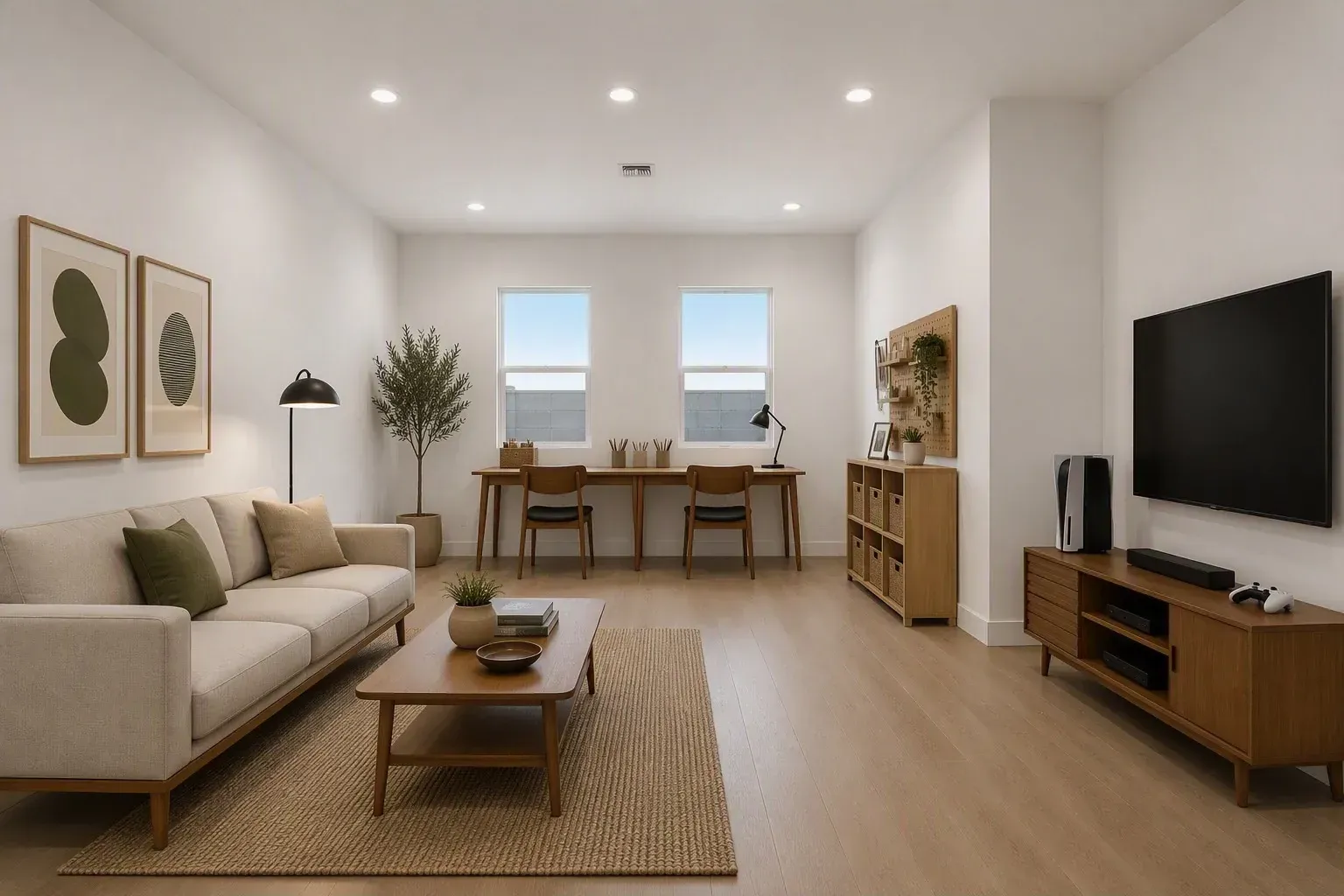 Hobby Room Virtually Staged