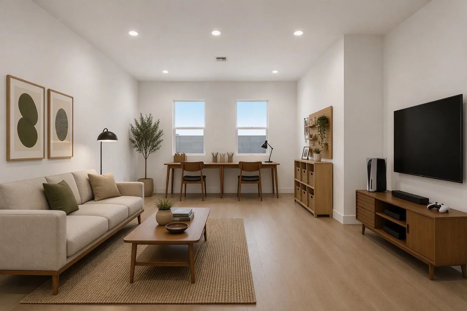 Hobby Room Virtually Staged