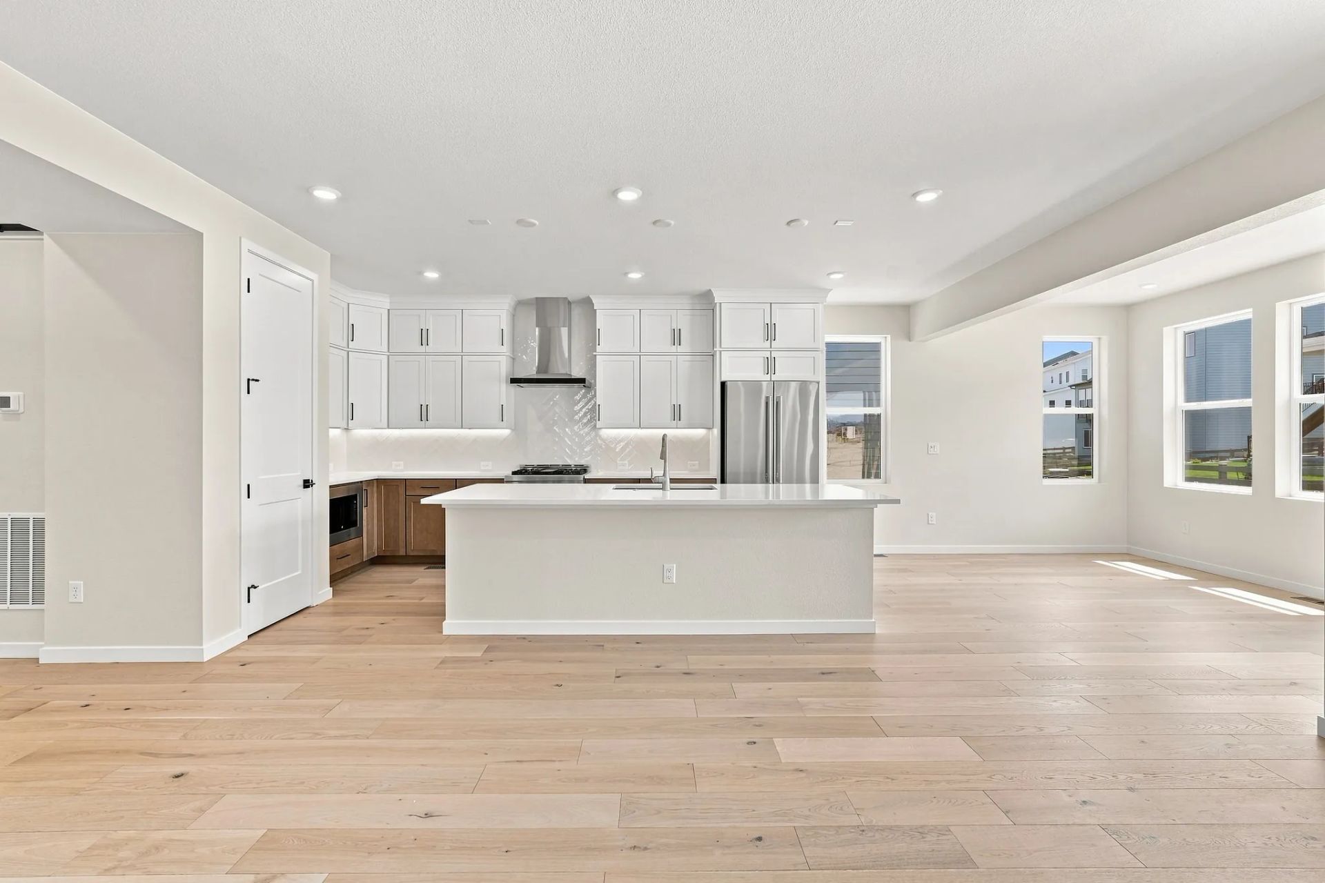 Homesite 8 Great Room, Kitchen + Dining