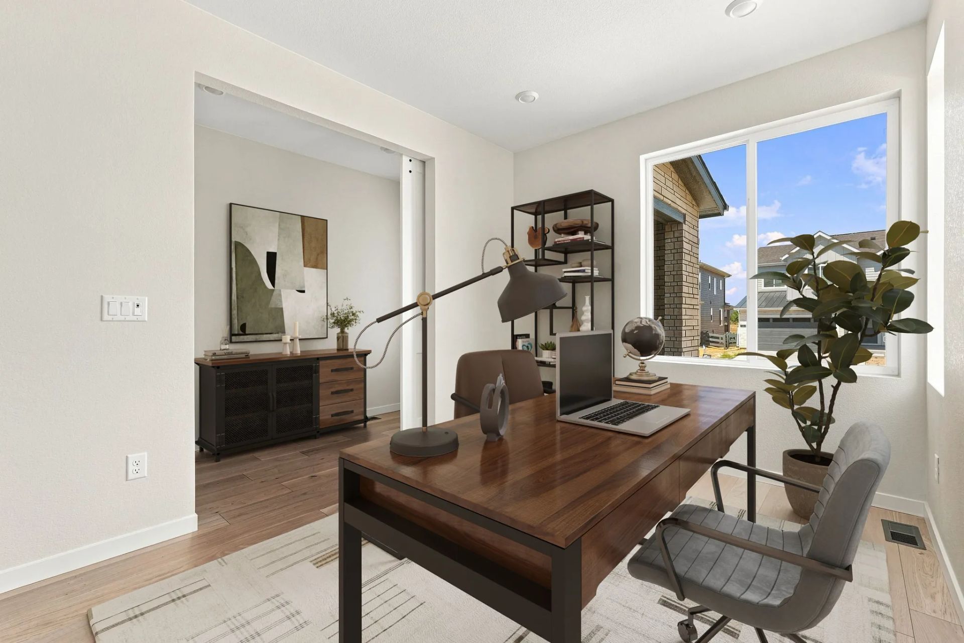 Homesite 8 Study - Virtually Staged