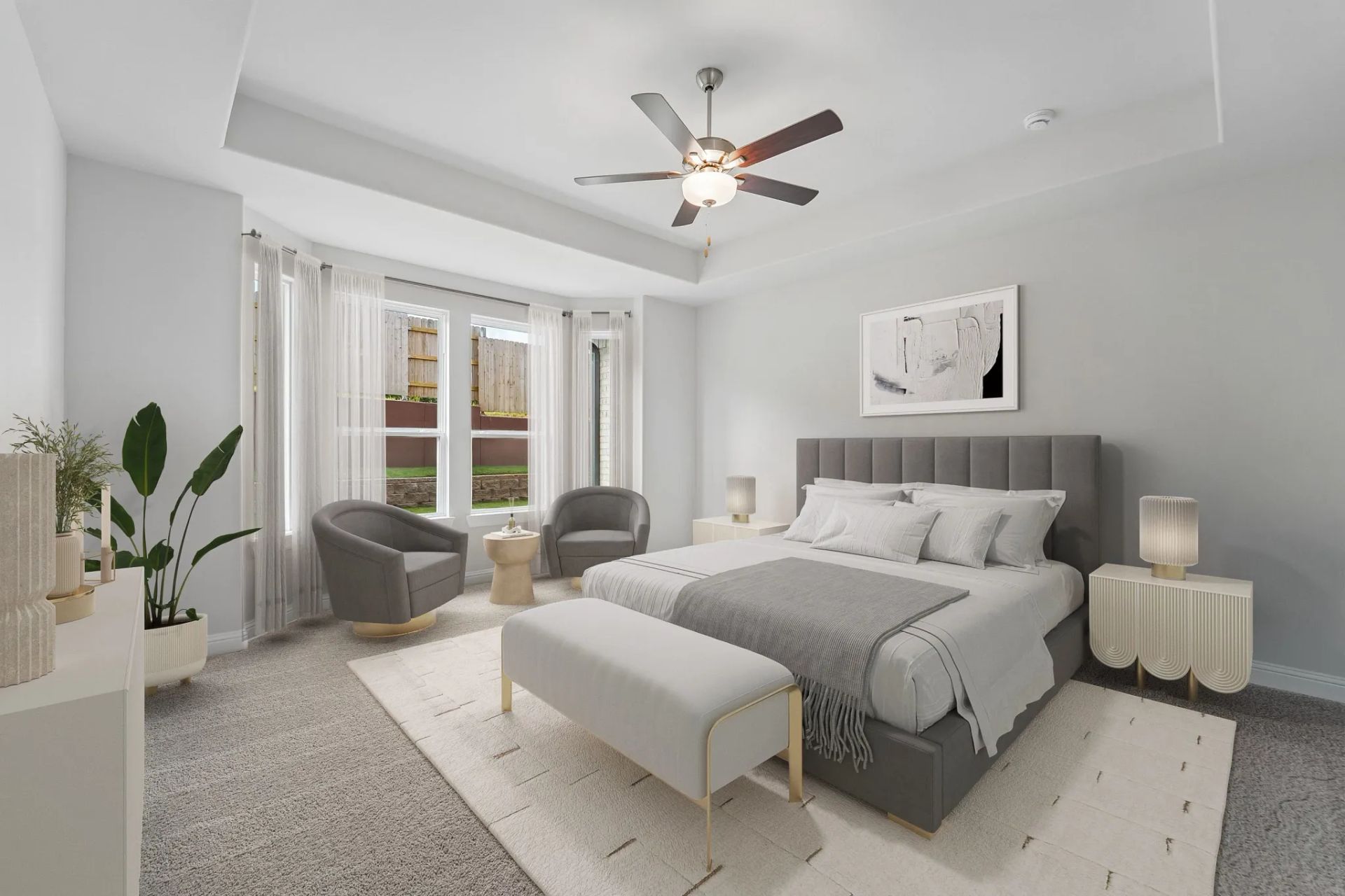 Homesite 0702 Primary Bed - Staged
