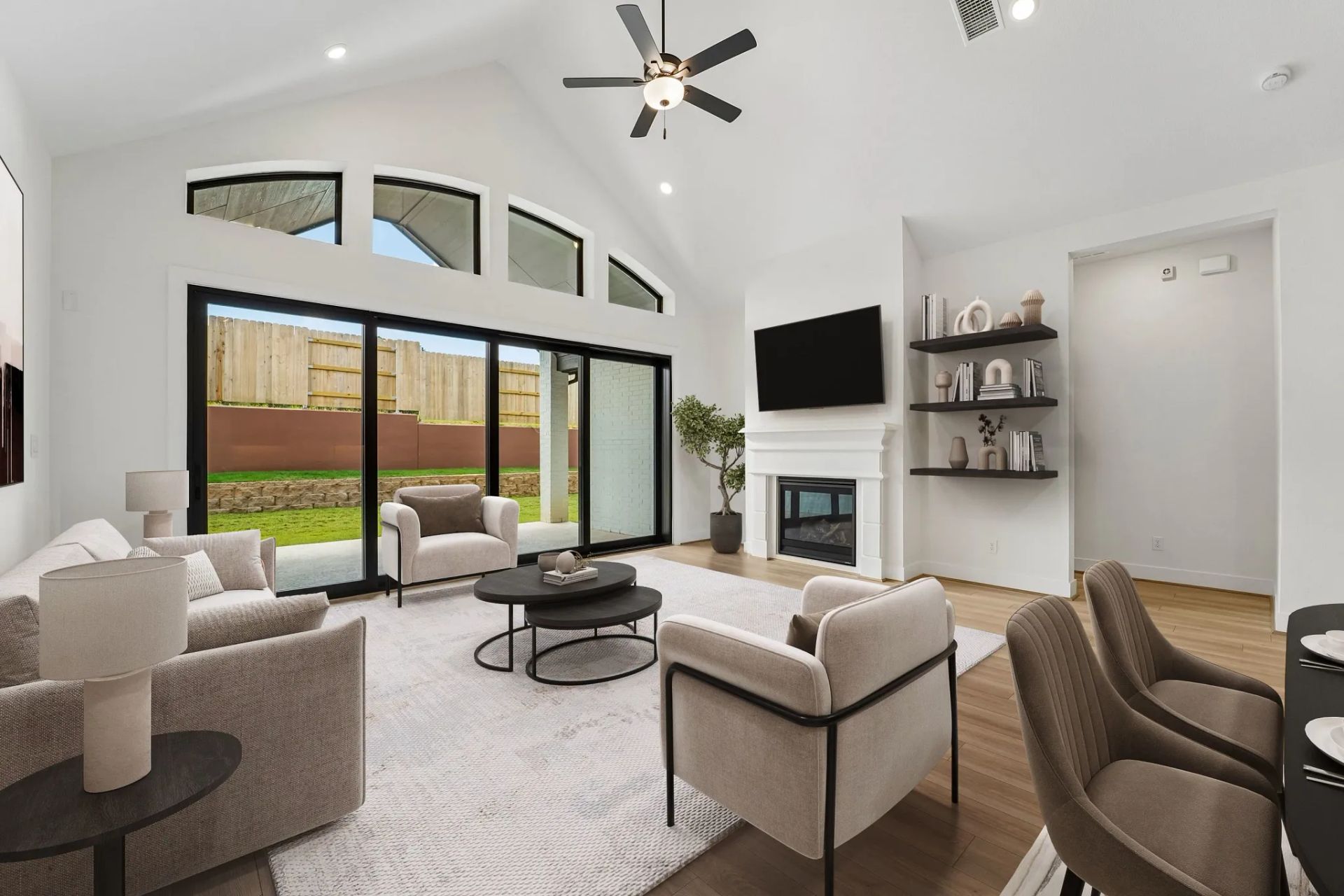 Homesite 0802 Great Room - Staged