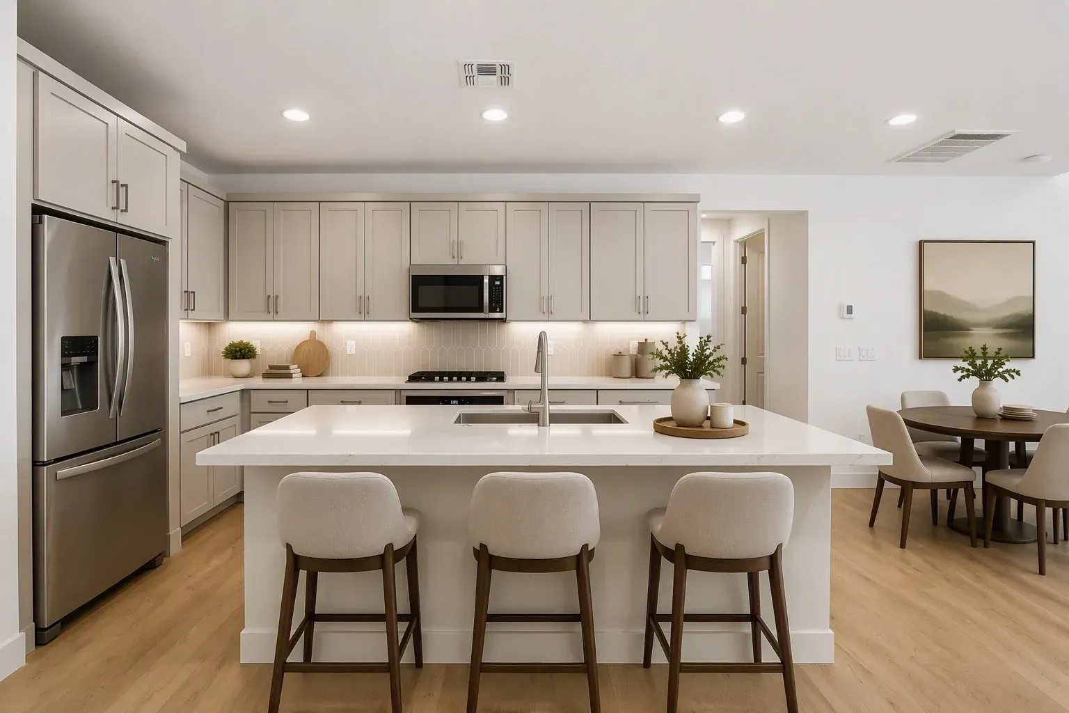 Kitchen Virtually Staged