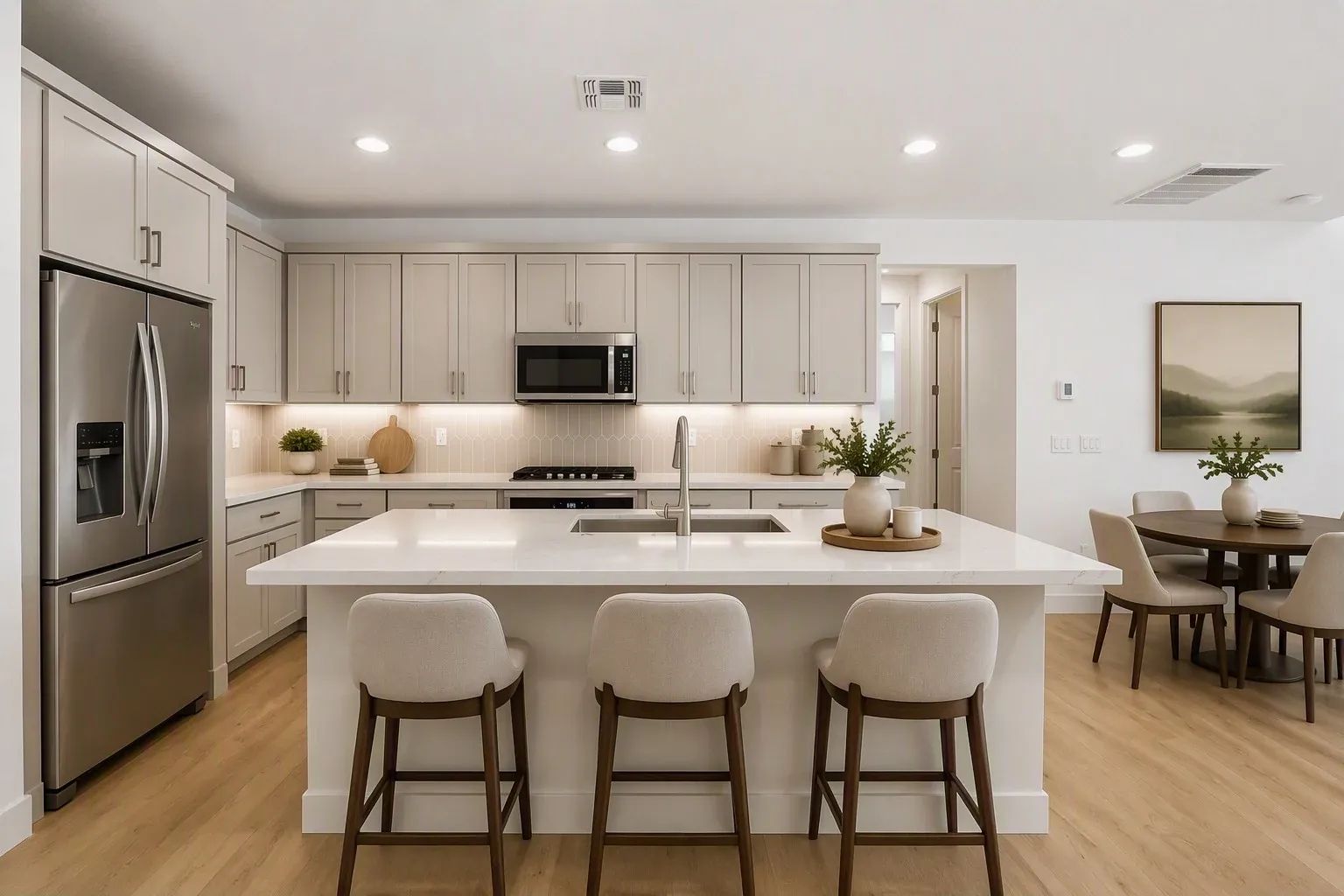 Kitchen Virtually Staged