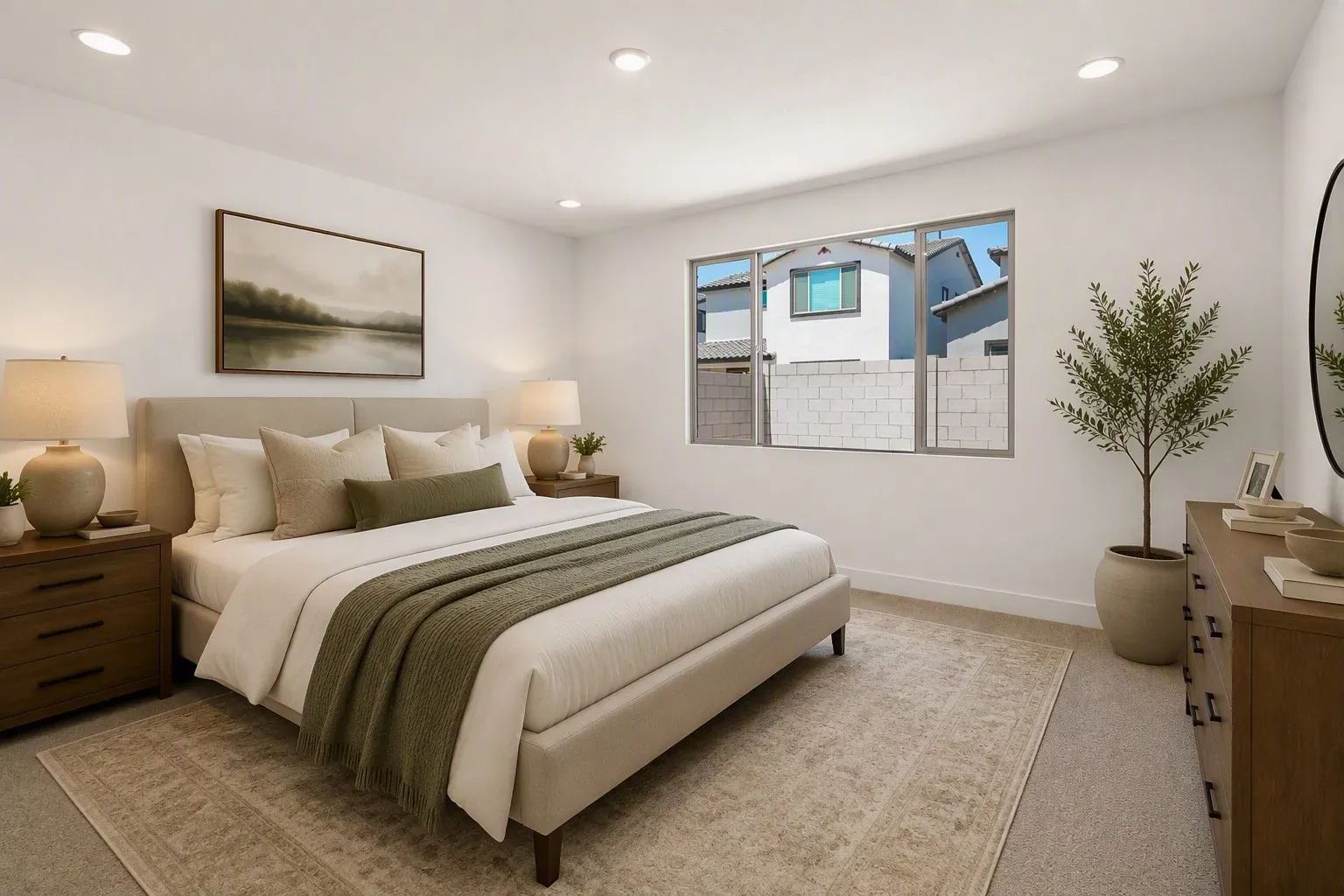 Primary Bedroom Virtually Staged