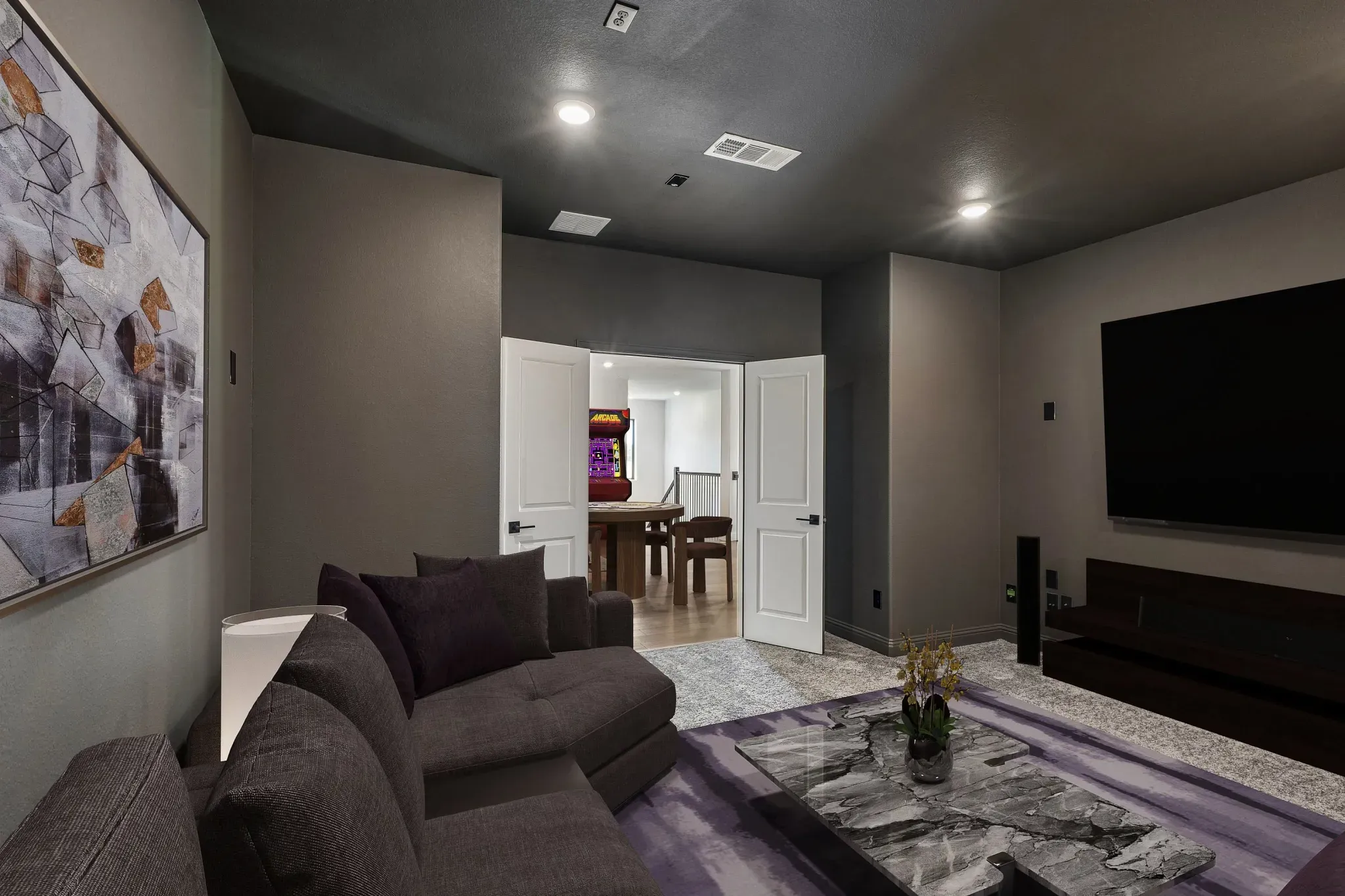 Homesite 6224 Media Room - Staged