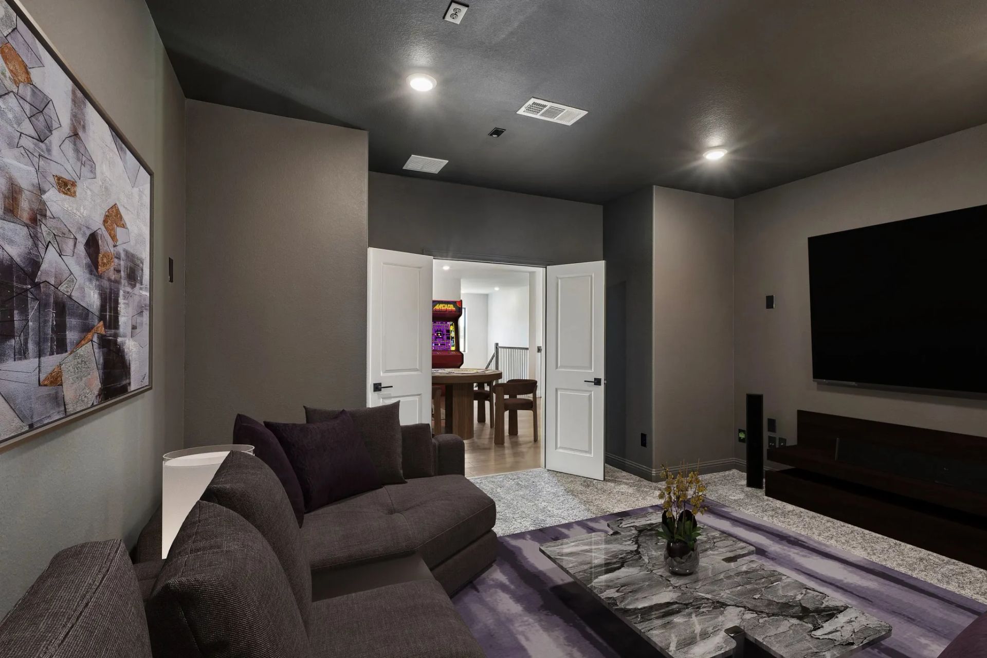 Homesite 6224 Media Room - Staged