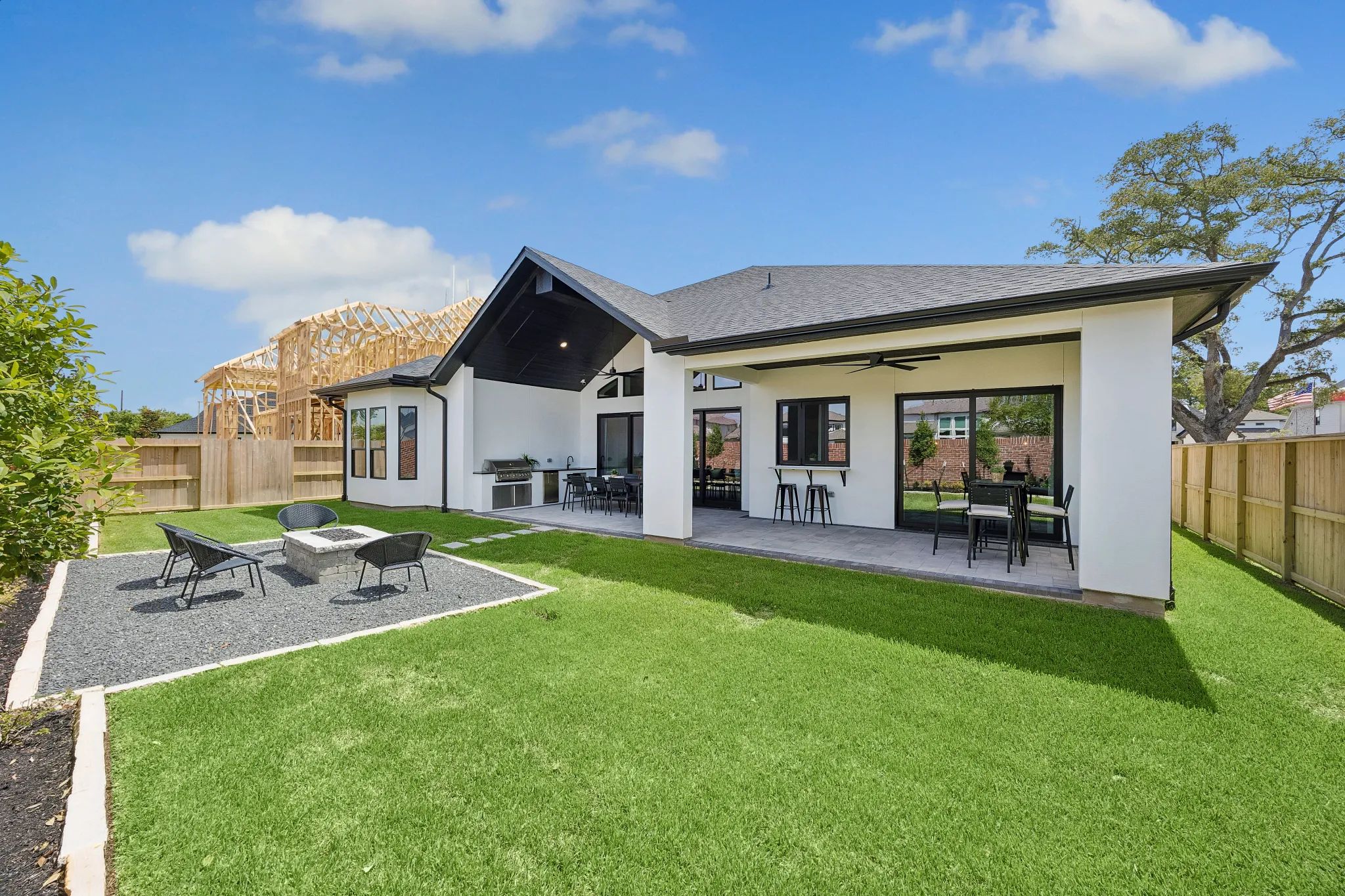 Plan 6029 Backyard - Staged