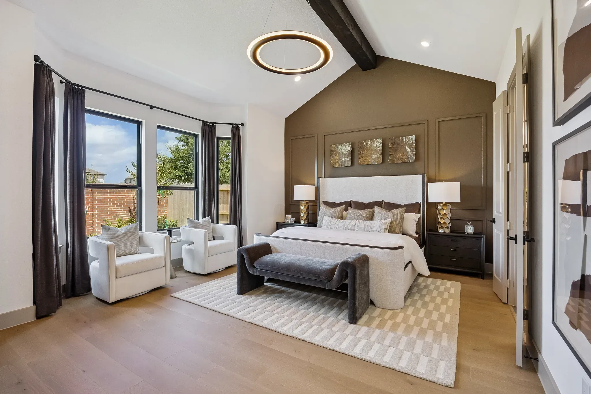 Plan 6029 Primary Bed - Staged