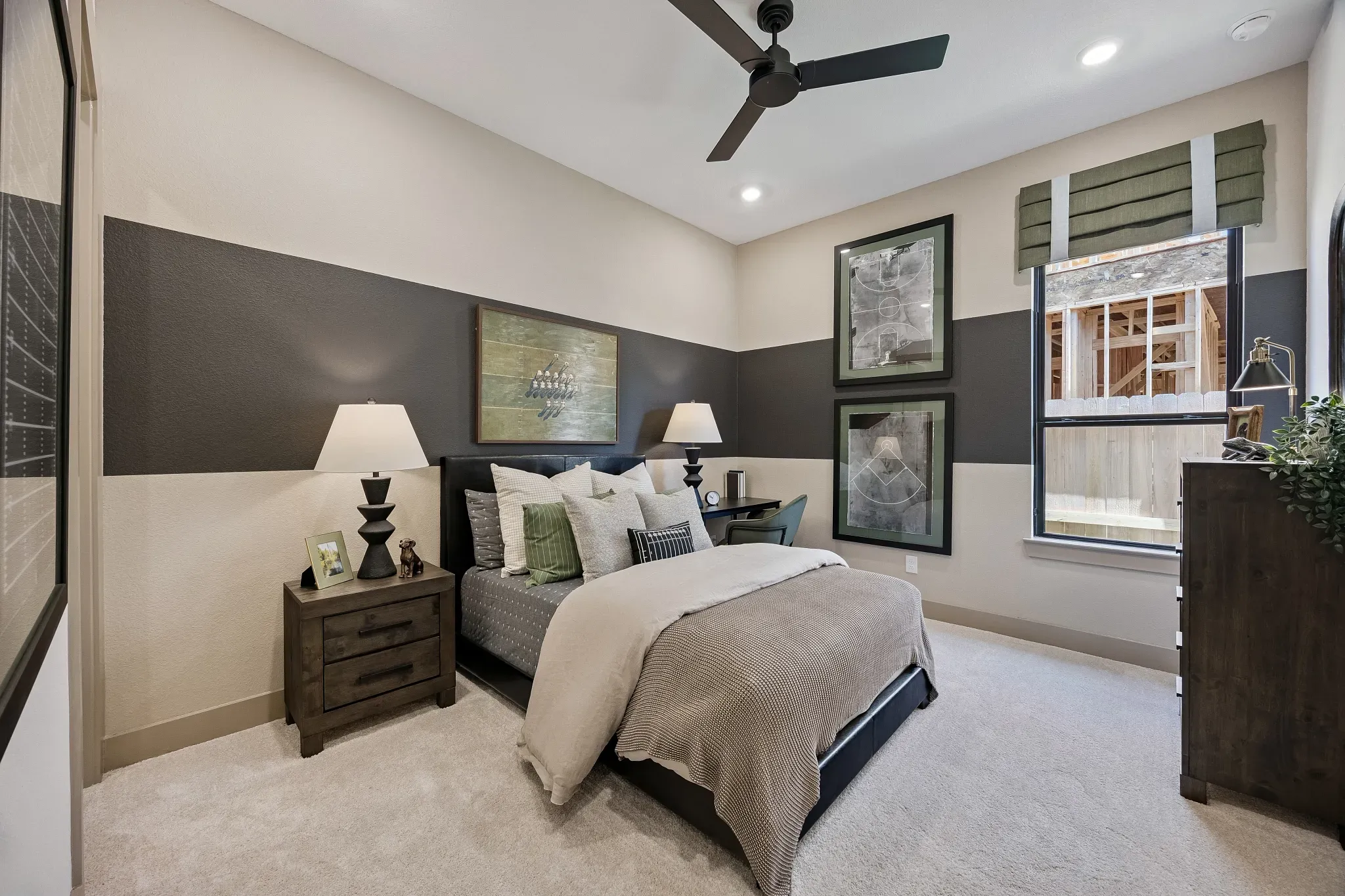 Plan 6029 Bed 3 - Staged