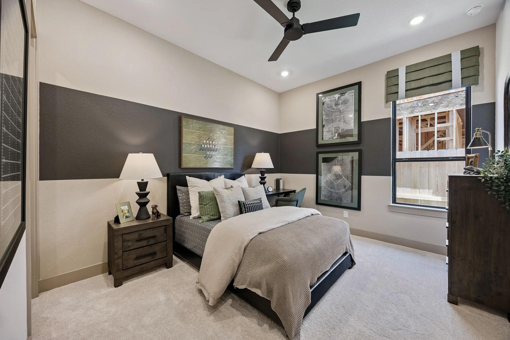 Plan 6029 Bed 3 - Staged