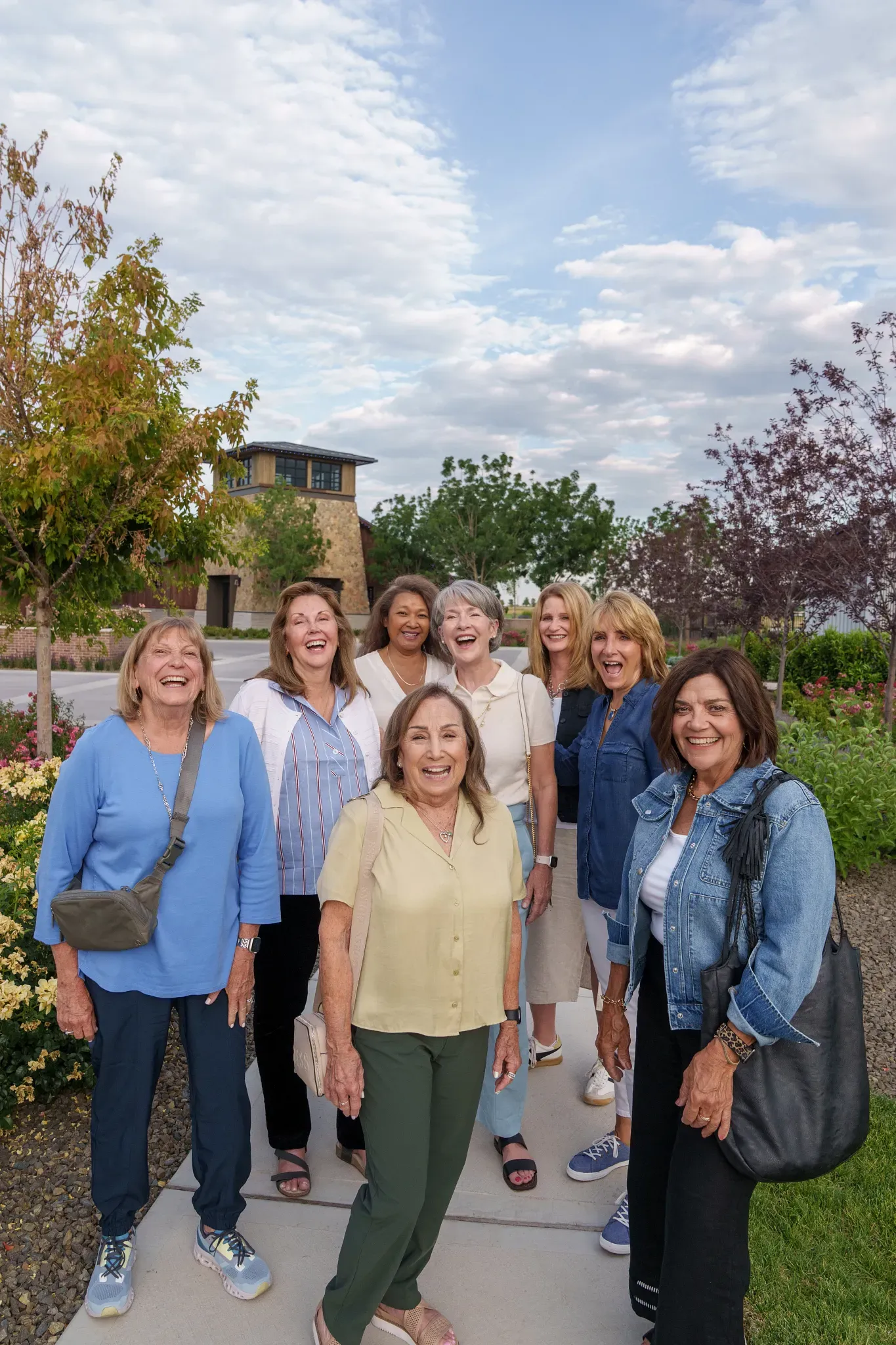 Group of ladies & new friends