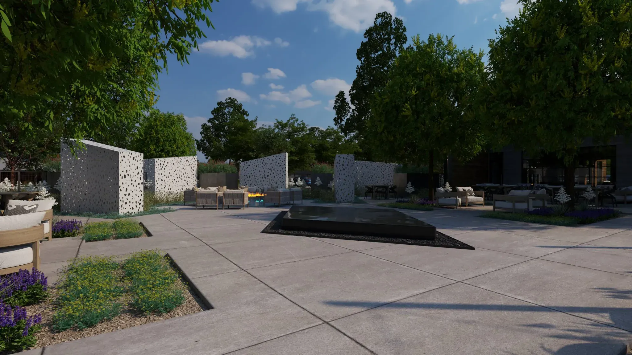 Open Wellness + Social Club Patio