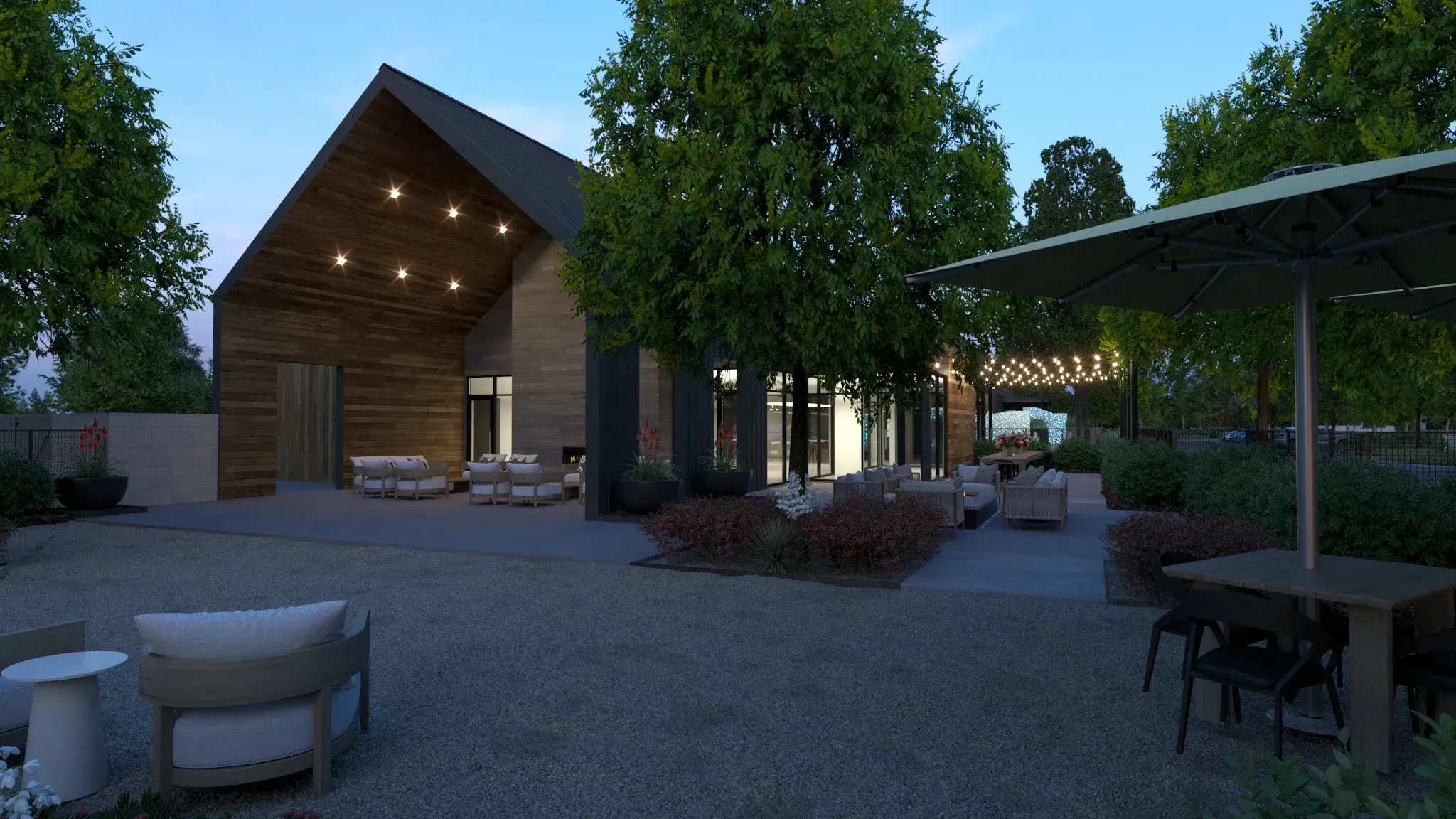 Open Wellness + Social Club Patio