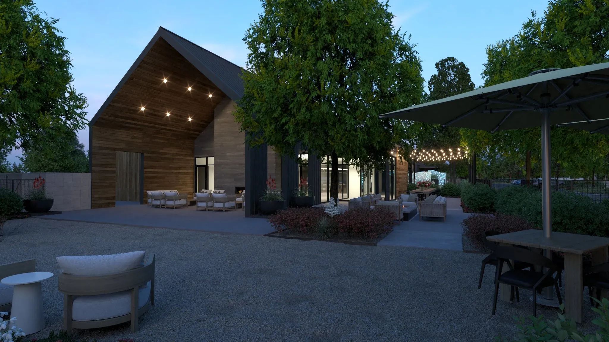 Open Wellness + Social Club Patio