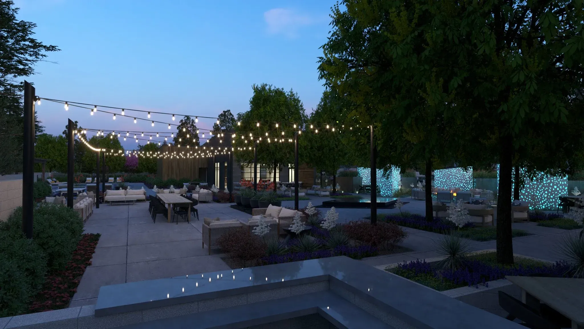 Open Wellness + Social Club Patio