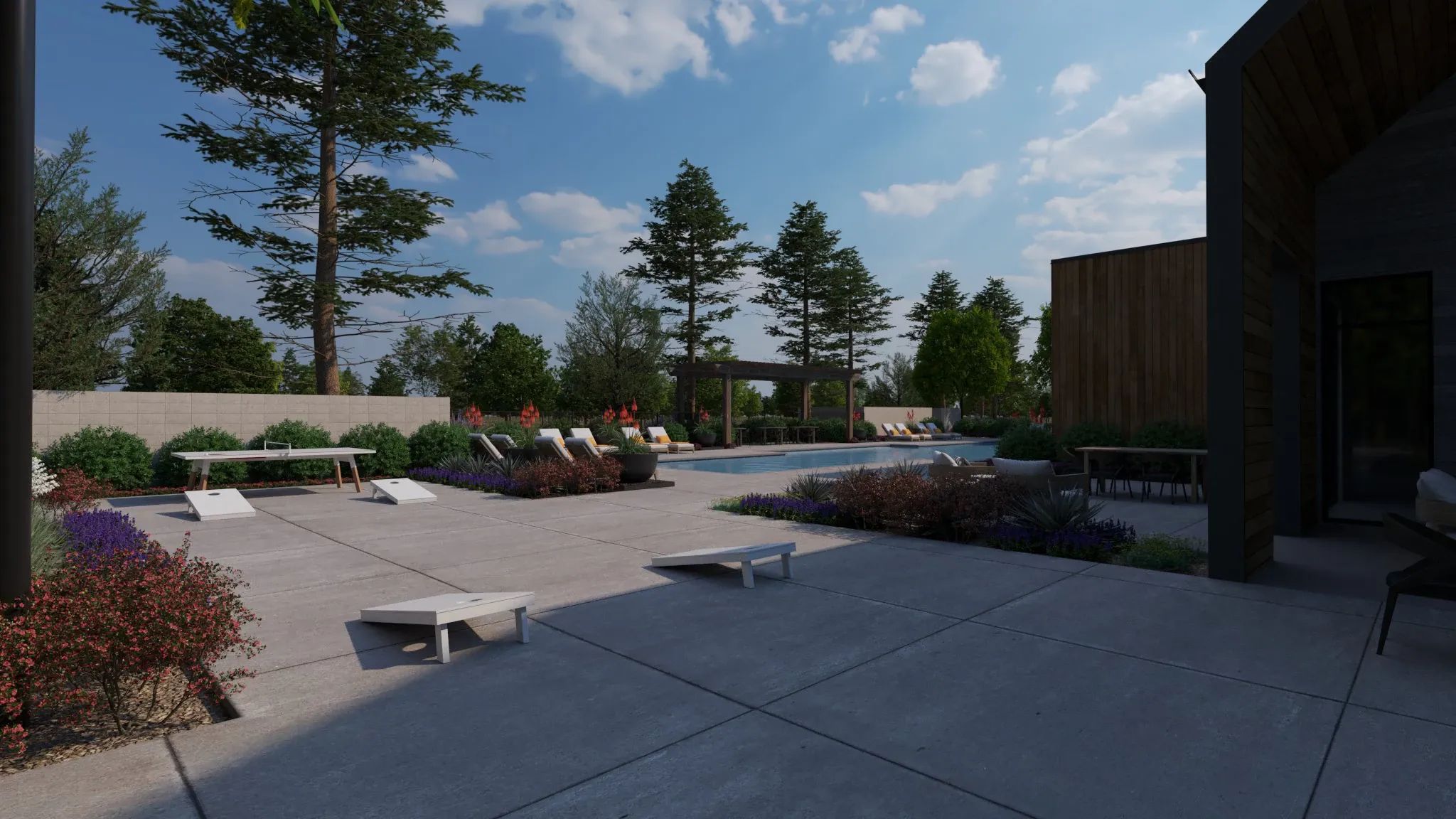 Open Wellness + Social Club Patio